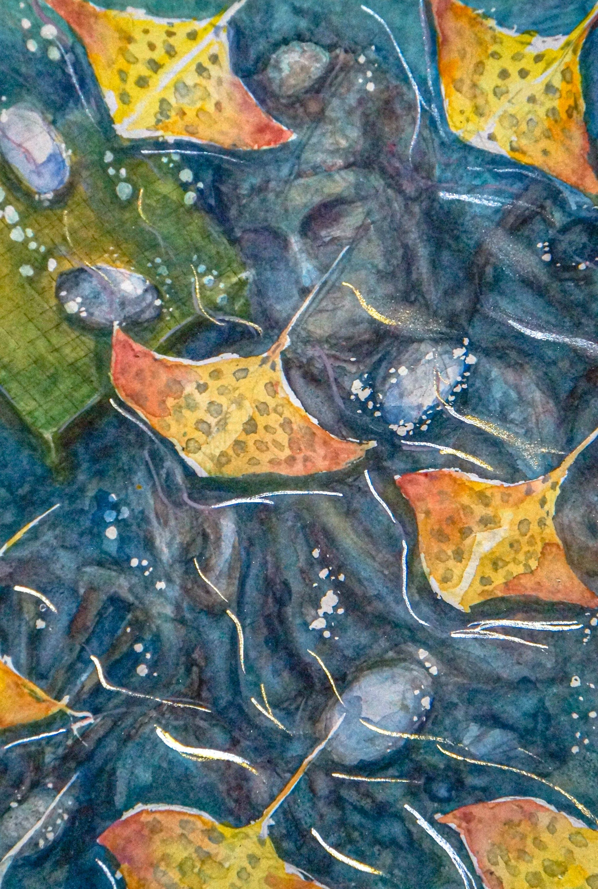 Undercurrent (2022), 11x15, Watercolor On Paper