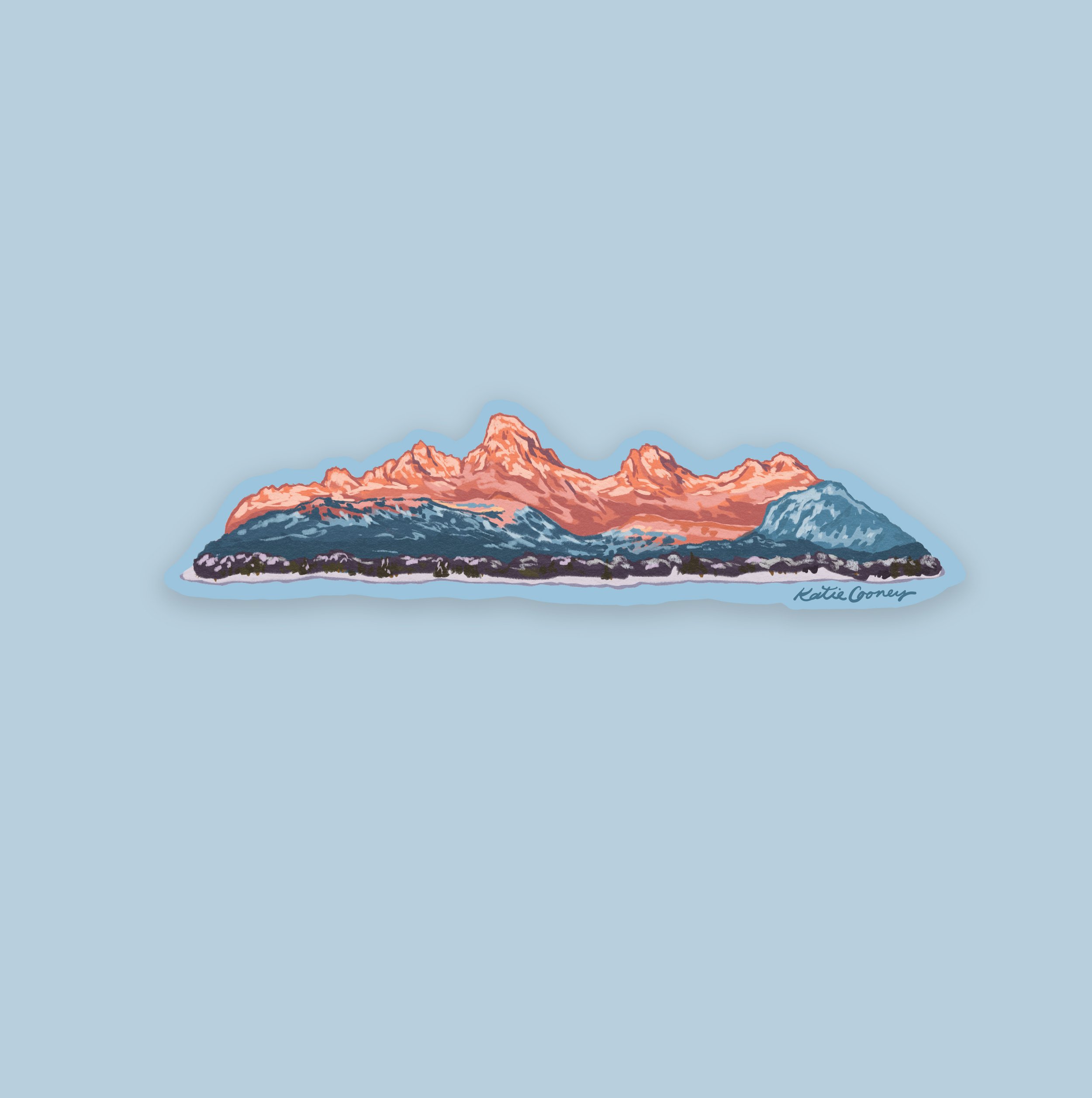 Teton Valley Winter Sticker