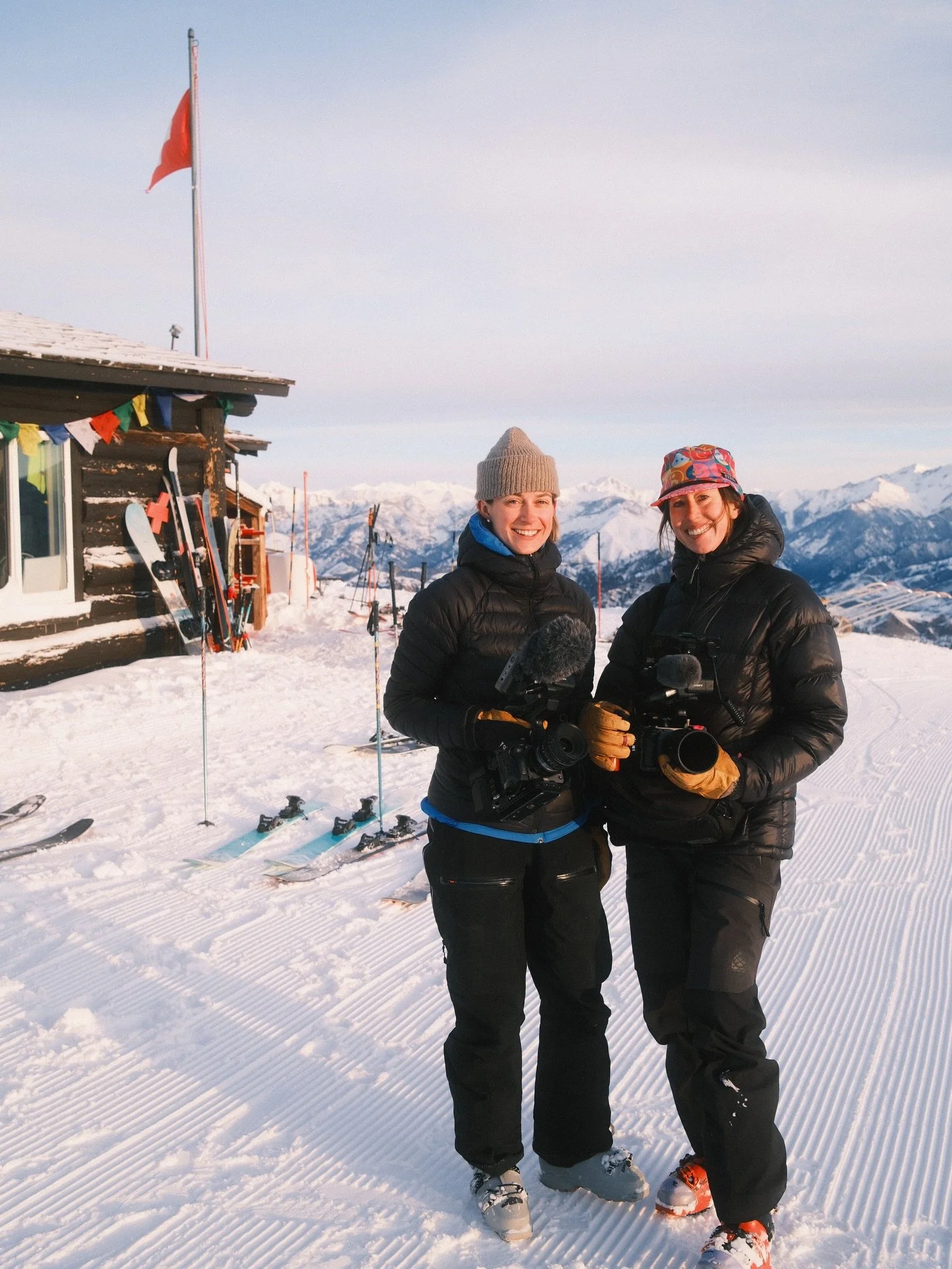 Our fearless, intrepid directors 🎥❤️

In other news: 
- 3/4 of the @moonrise.create team just got Fujis 
- Yours truly is very excited to have a just-for-fun camera
- New ACL can officially handle a camera pack with noooo problem. That&rsquo;s cool.