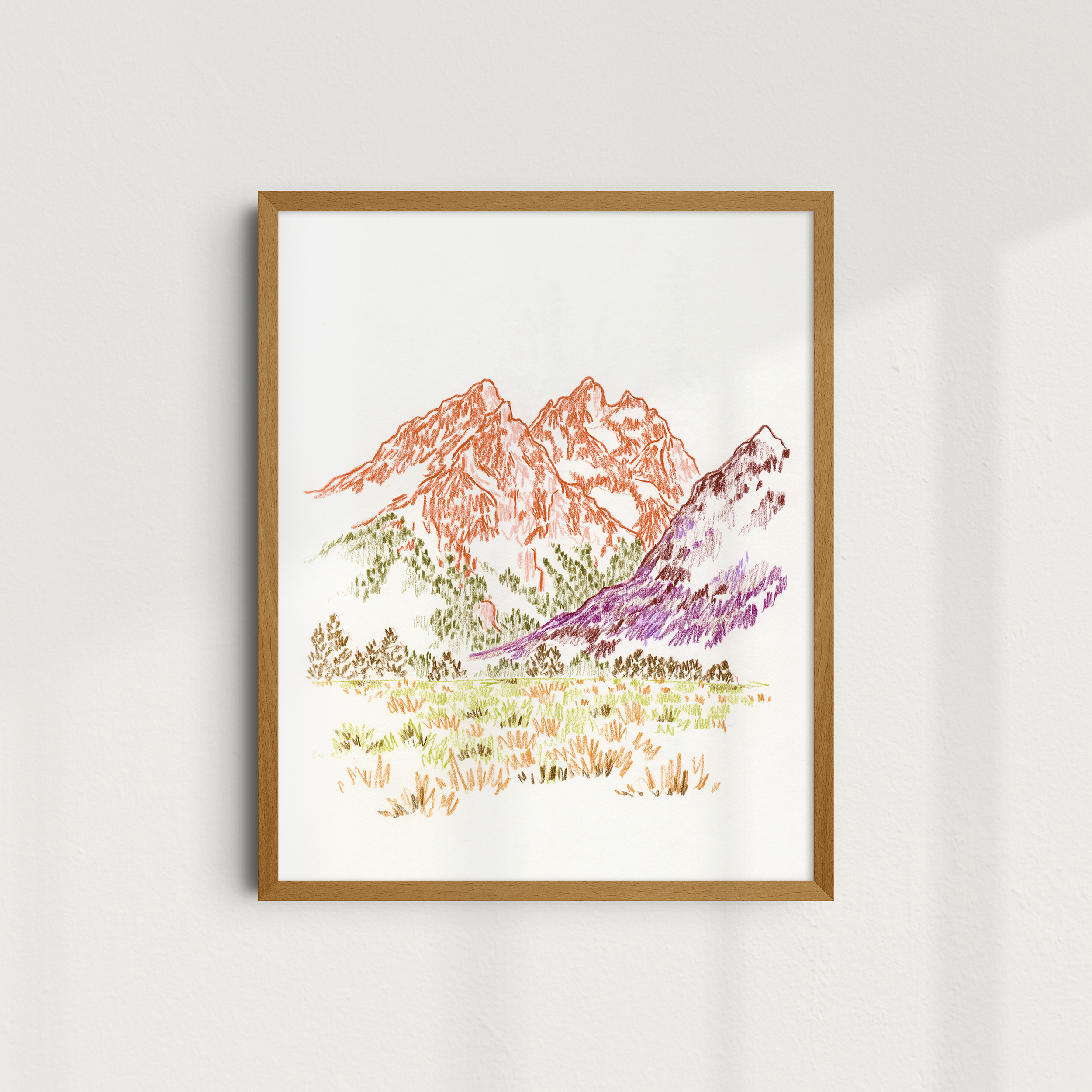 Cathedral Peaks Print Mocku.png