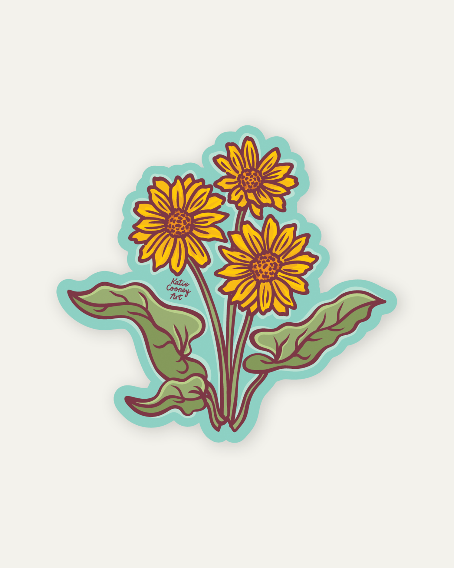 *NEW* Arrowleaf Balsamroot Sticker