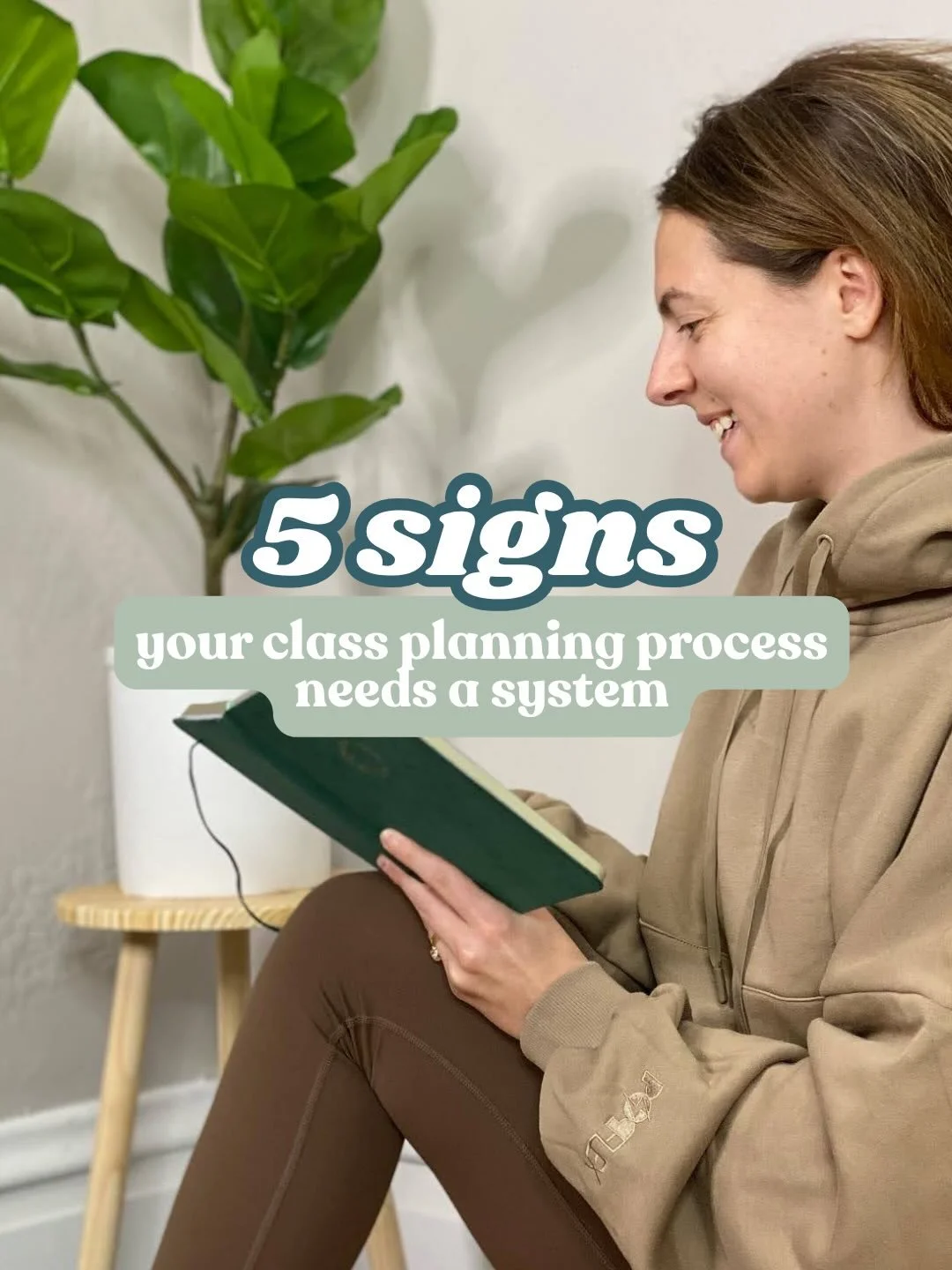 your training covered the exercises...

the anatomy
the cueing
the equipment

but did anyone walk you through how to actually structure a class from start to finish?

for most of us &mdash; no

so we piece it together on our own

and wonder why it ta