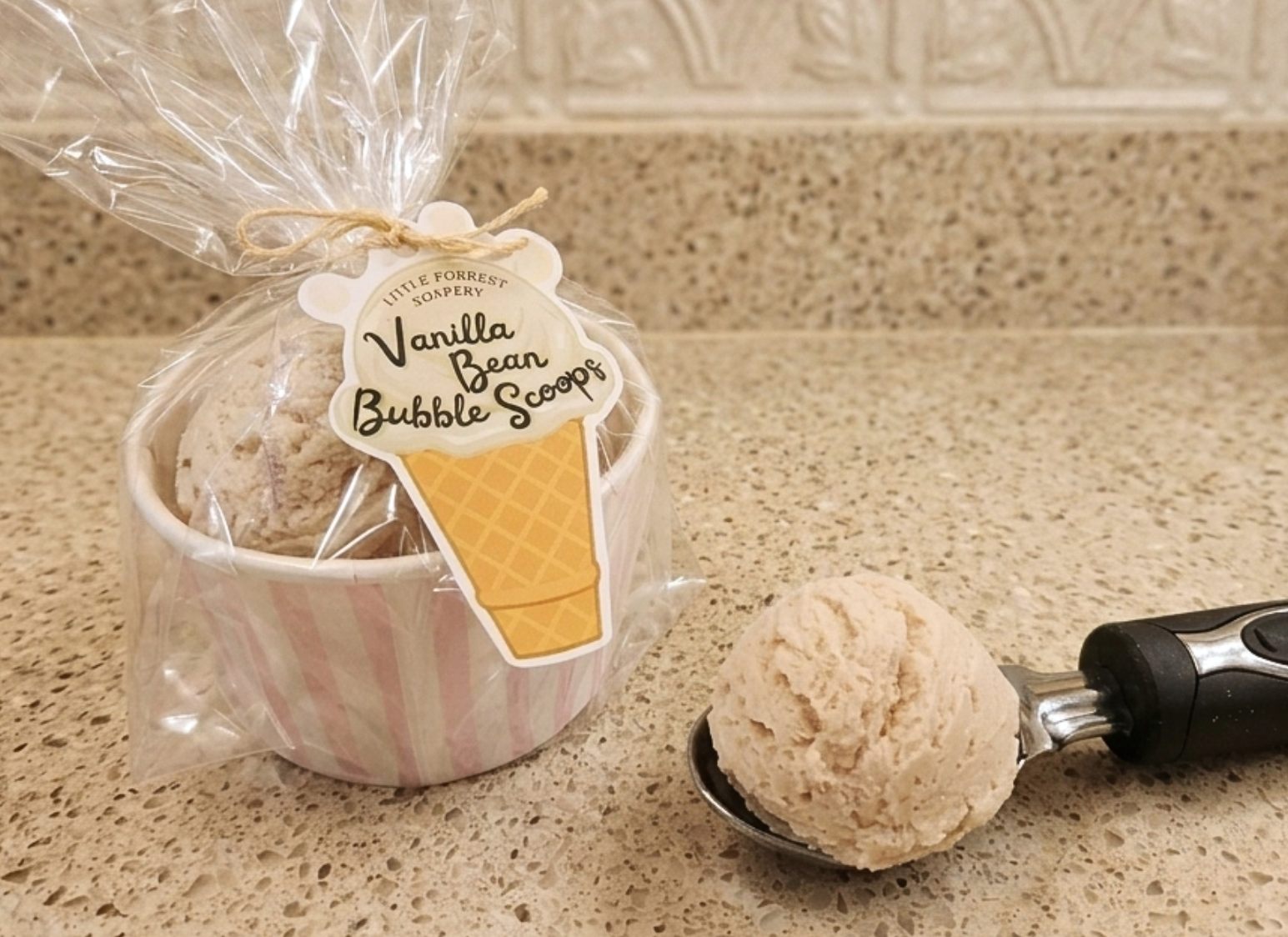 Vanilla Bean Bubble Scoops