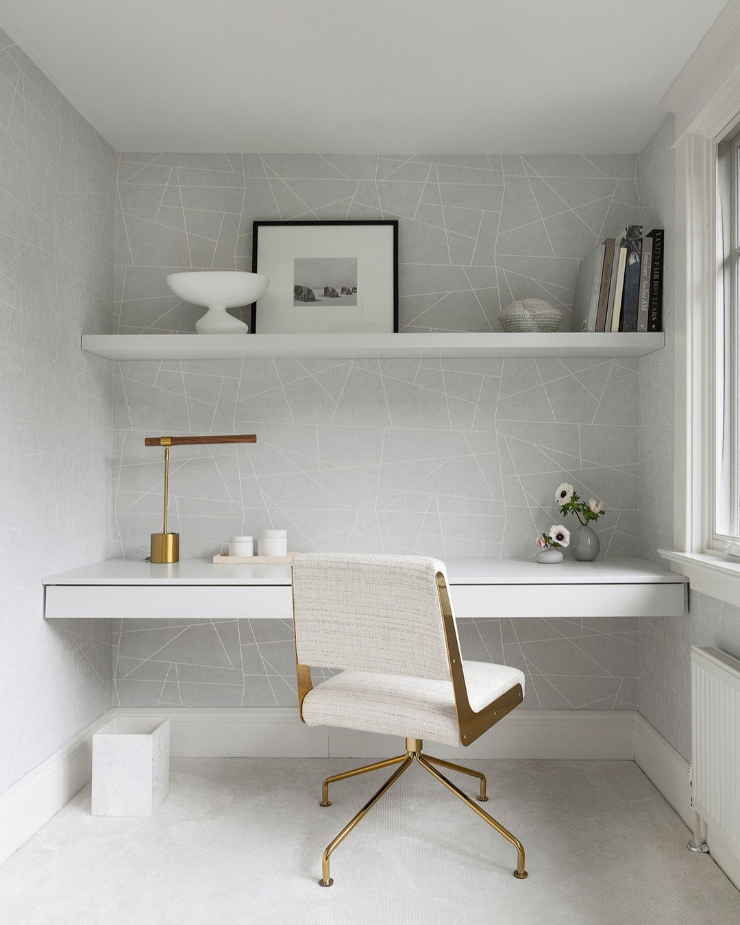 One of the biggest mistakes I see with home offices is treating them like purely functional rooms.

They don&rsquo;t have to feel rigid to work well. You can be productive and comfortable in the same space.

Details like warm wood desks, textured wal