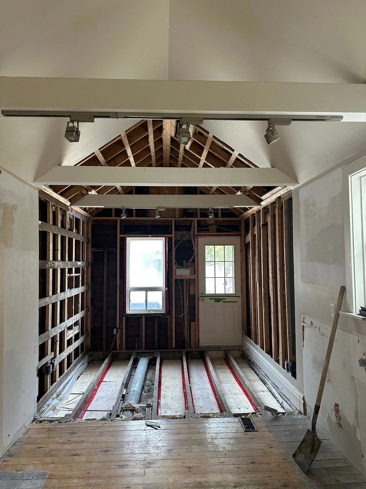 Even unfinished, you can already read the direction of this home. 

Coloured cabinetry, wood floors, and ceiling details point toward a space that will feel both practical and refined. 

We&rsquo;re always thinking ahead: how light will move through 