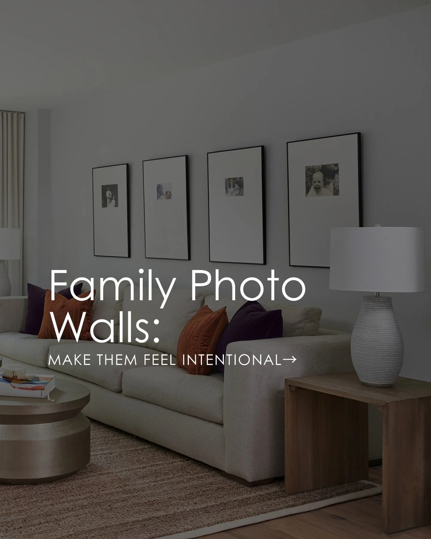 I&rsquo;ve seen so many family photo walls start with good intentions and somehow end up feeling&hellip; messy. Too many ideas, too many frames, and suddenly it&rsquo;s more stressful than sentimental.

A family photo wall should feel intentional.

S