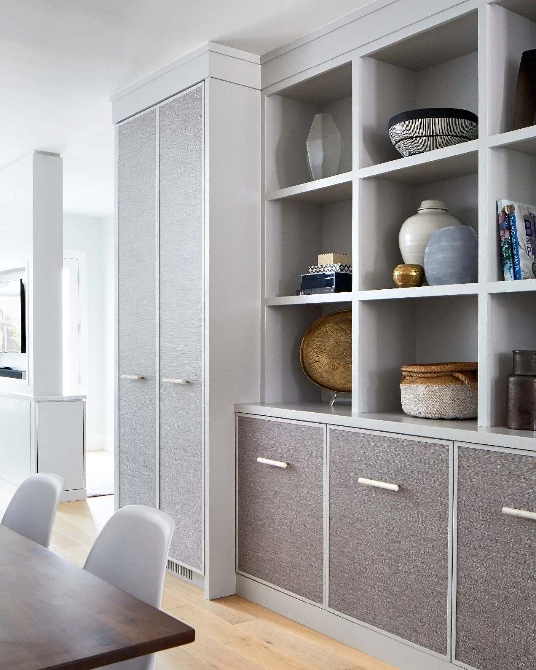 This is one of those spaces where beauty and function come together nicely.

The main floor used to feel dated and chopped up, and the goal was to create something that felt beautiful and grown-up, but could still work hard for a growing family of fo