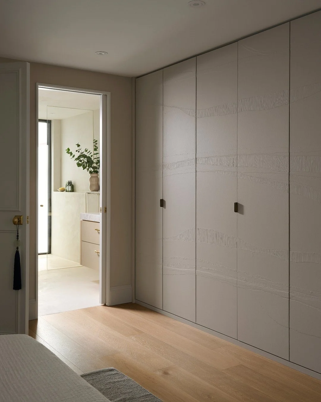 These closets are from different projects, but they all solve the same very real problem: that chaos that creeps in when there isn&rsquo;t really a place for everything.

I'm sure you know. The chair that becomes the &ldquo;almost clean&rdquo; pile. 