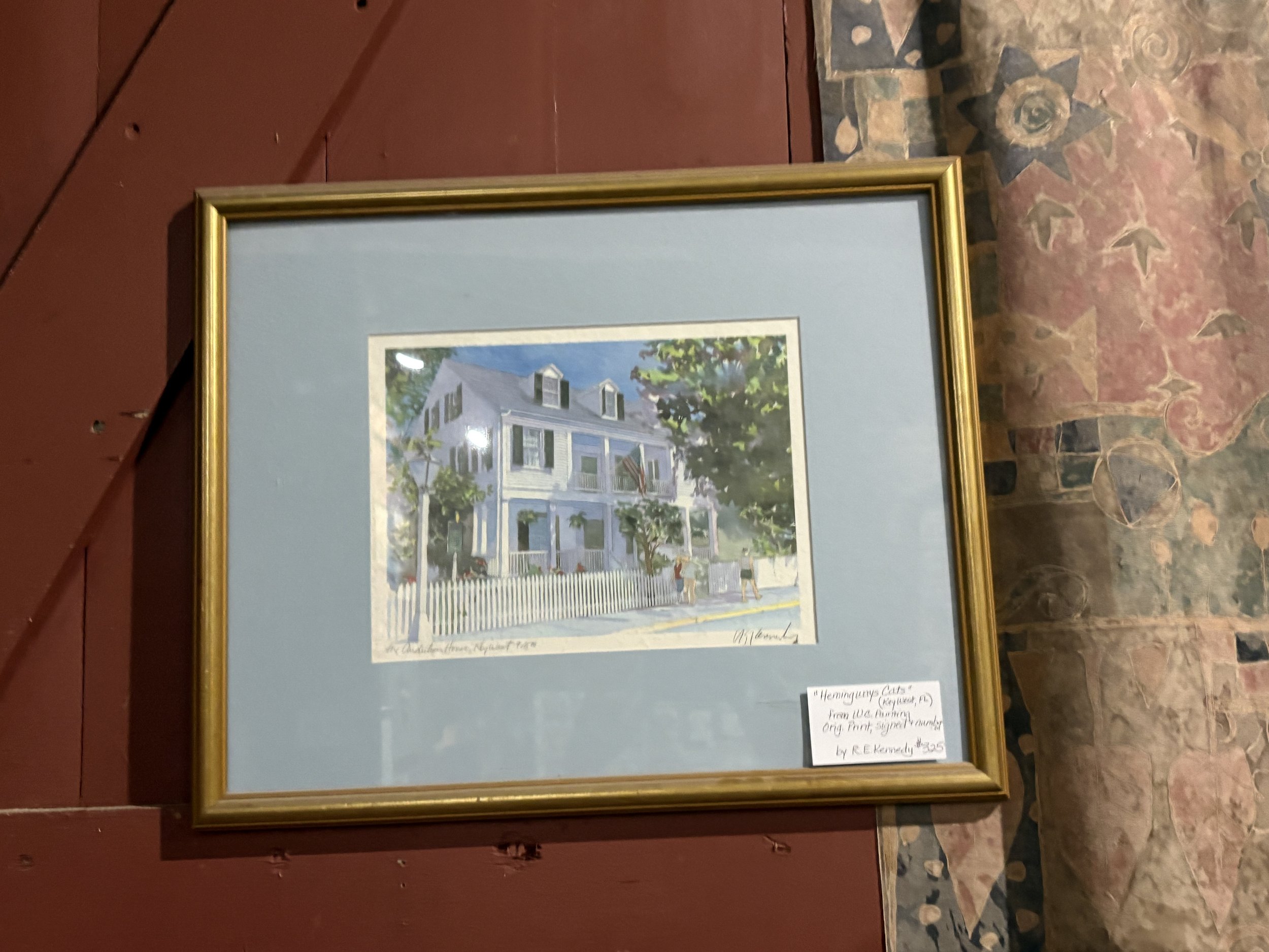 Hemingway's House Art Print by R. E. Kennedy
