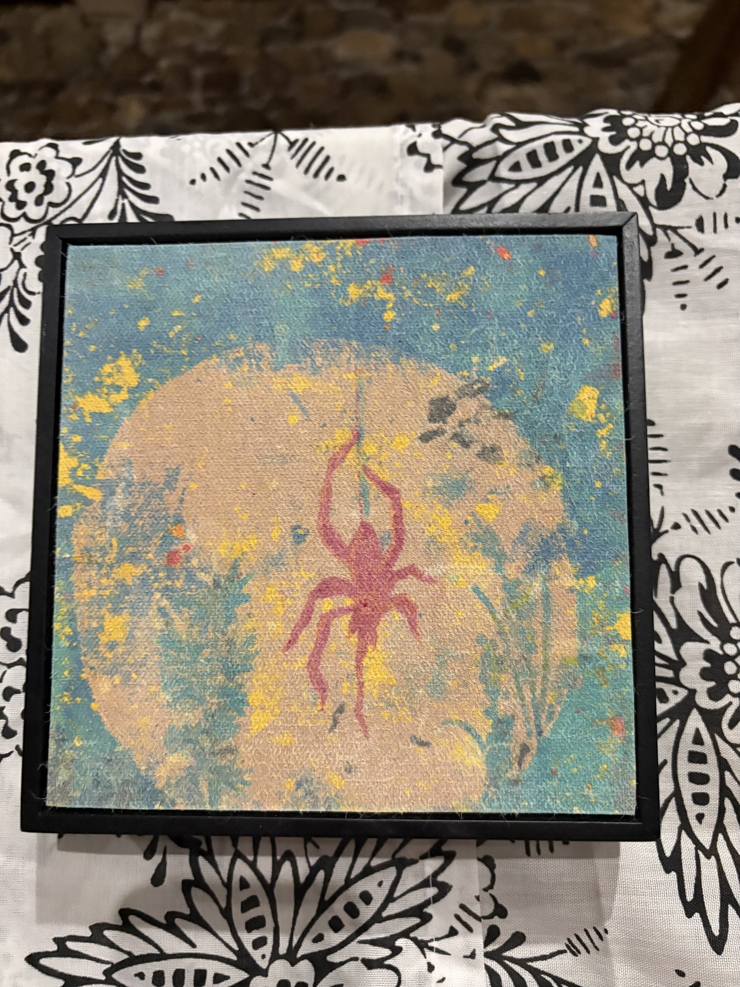 "Mystical Arachnid" Framed Canvas Print by Stephen Koelsh