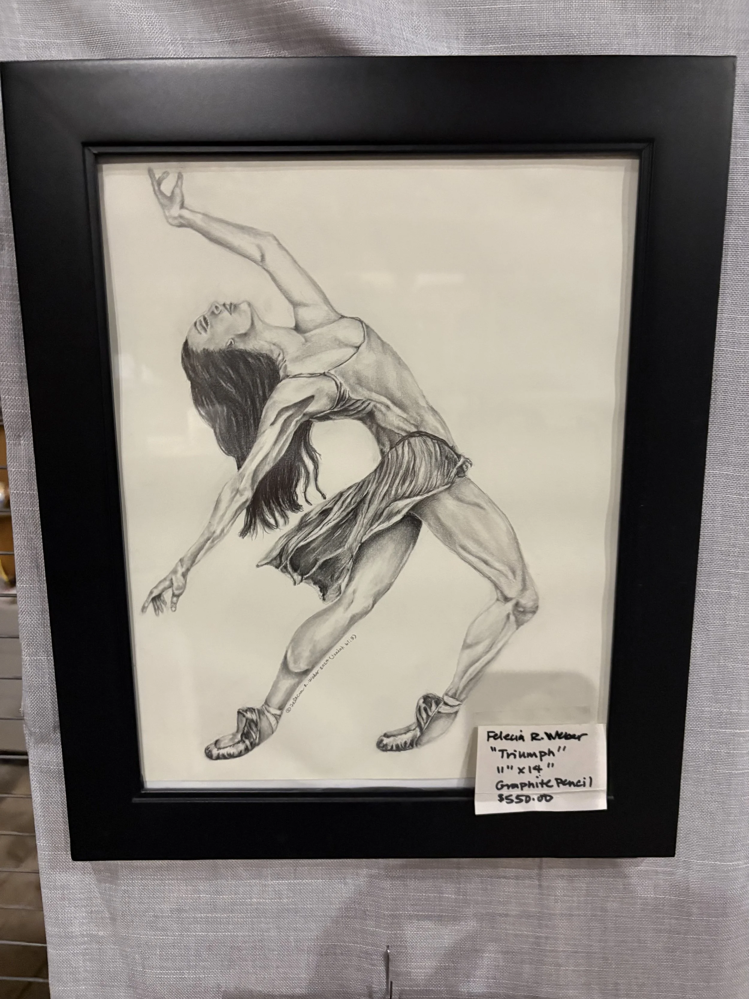 'Triumph' - Graphite Pencil Drawing Original Print