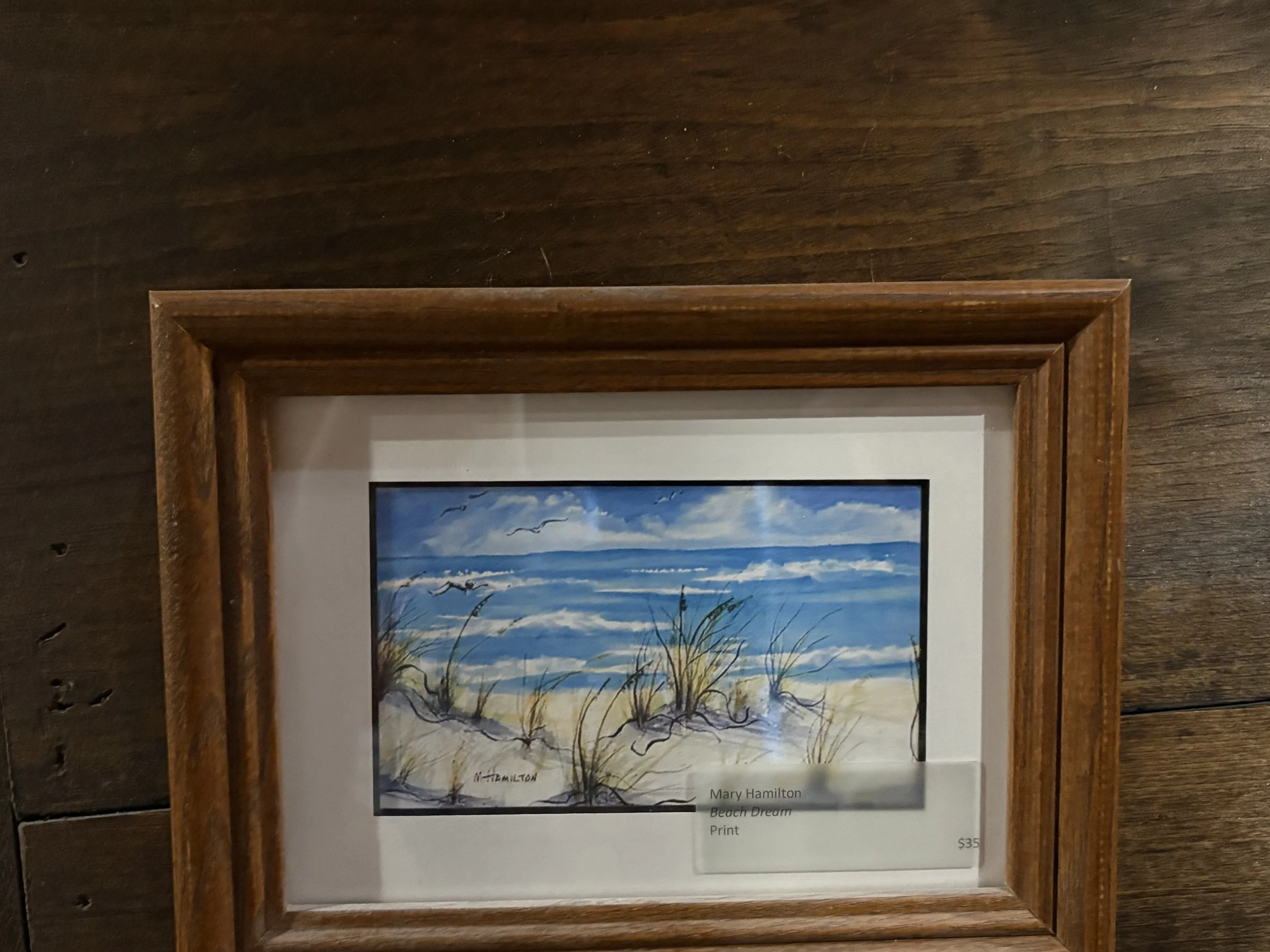 'Beach Dream' by Mary Hamilton - Framed Print