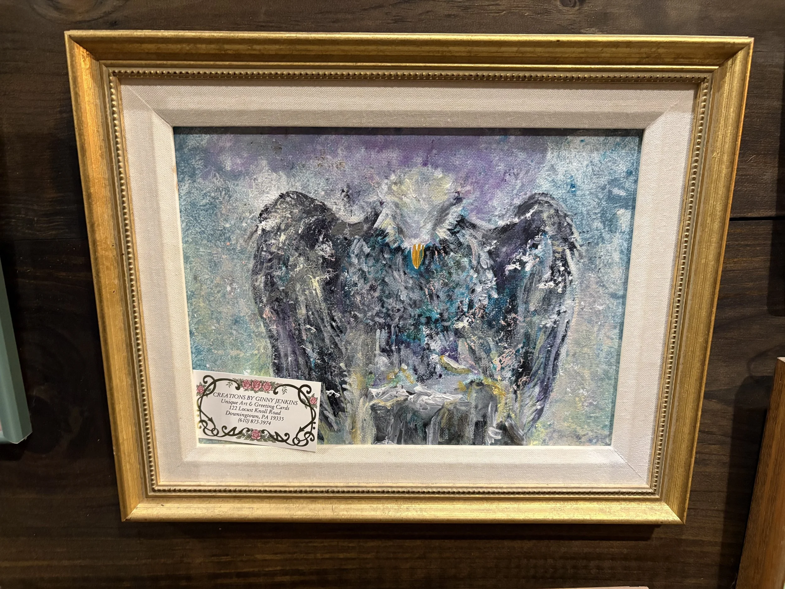 Majestic Eagle Painting by Ginny Jenkins Original Print