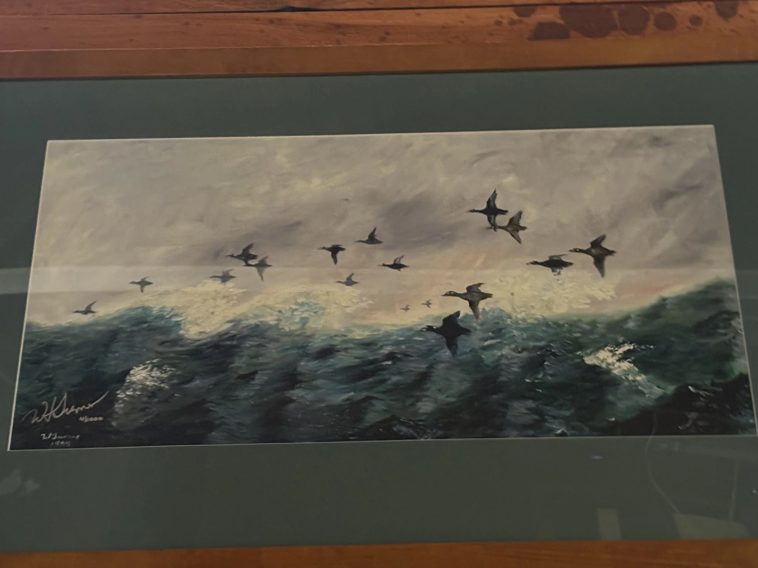 Limited Edition Seascape Print - "Wings Over Waves" by W. Turner