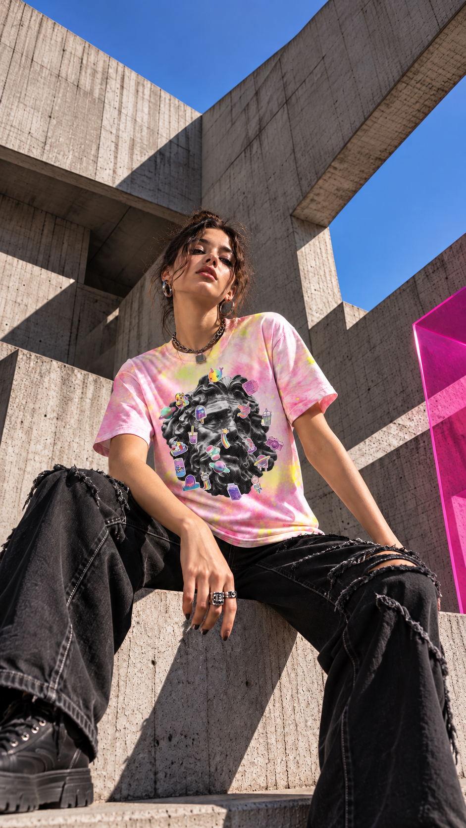 model SF gods head t-shirt.PNG