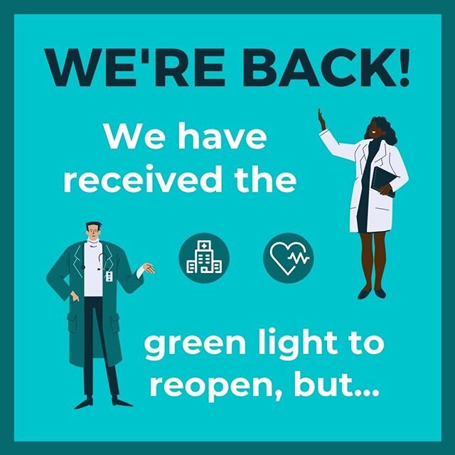 We are pleased to let you all know that we have been given the go-ahead by our College and provincial government to resume in-person appointments.
.
But do not worry. We assure you, a great amount of preparation has gone into keeping everyone safe. T