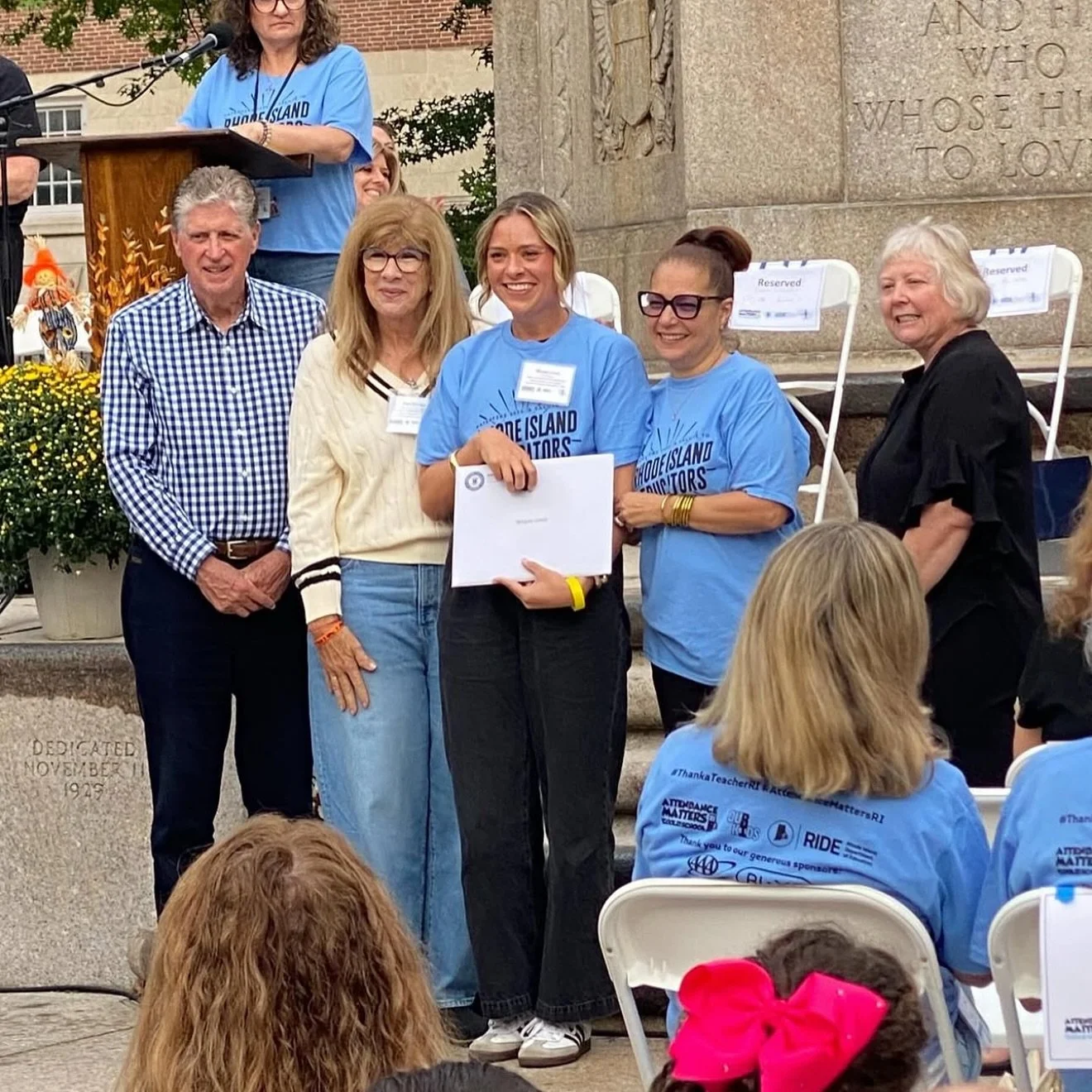 ✨ Celebrating our incredible Teacher of the Year, Morgan Lewis at Providence WaterFire last night! 🌊🔥 Such a beautiful evening honoring all the hard work, heart, and dedication Morgan brings to our students and community every single day. We are so