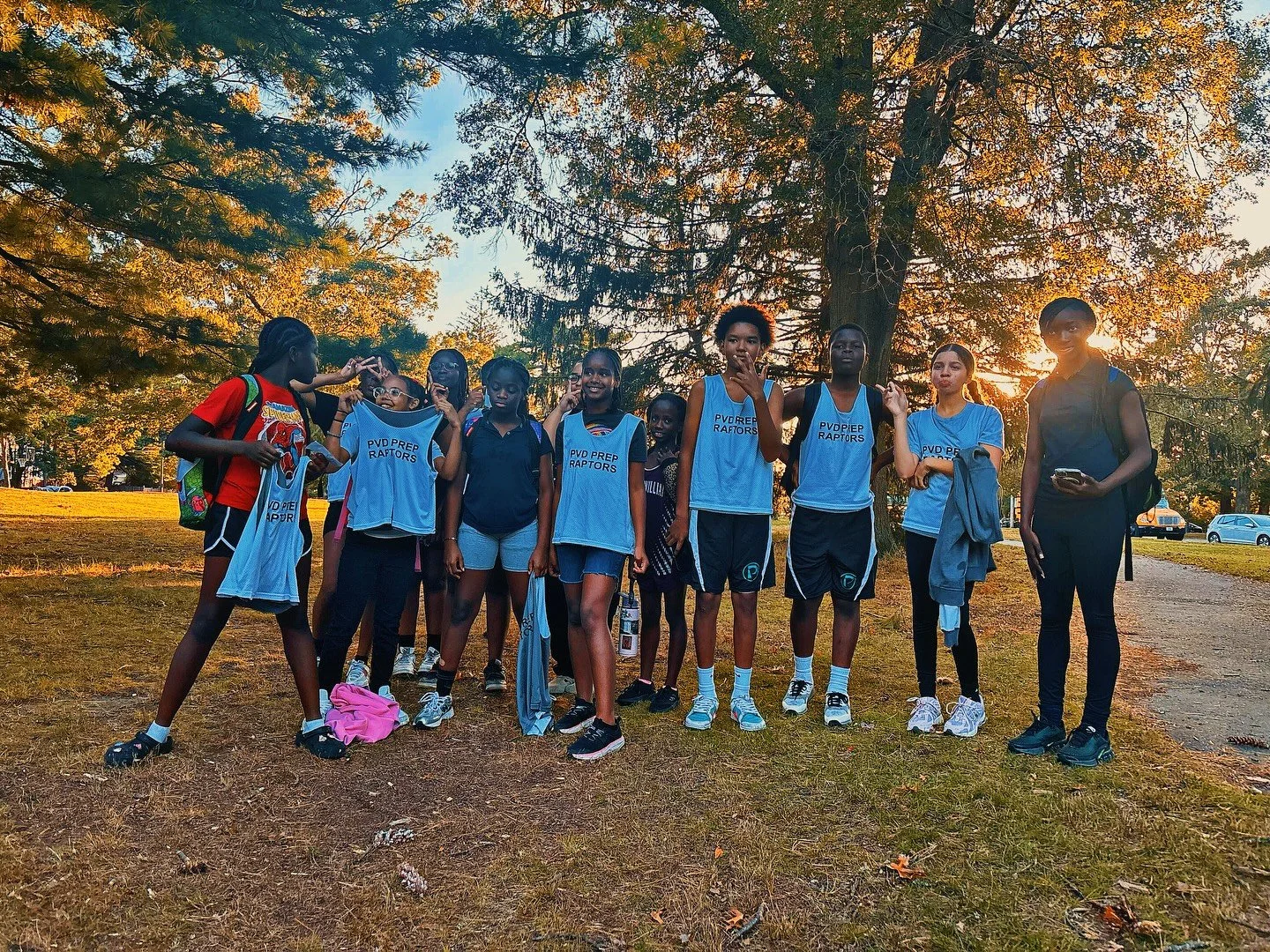 Our Raptors showed up strong at today&rsquo;s cross country meet! 🏃🏽&zwj;♀️💨🦖 #PVDPrep #RaptorPride #CrossCountry #providence