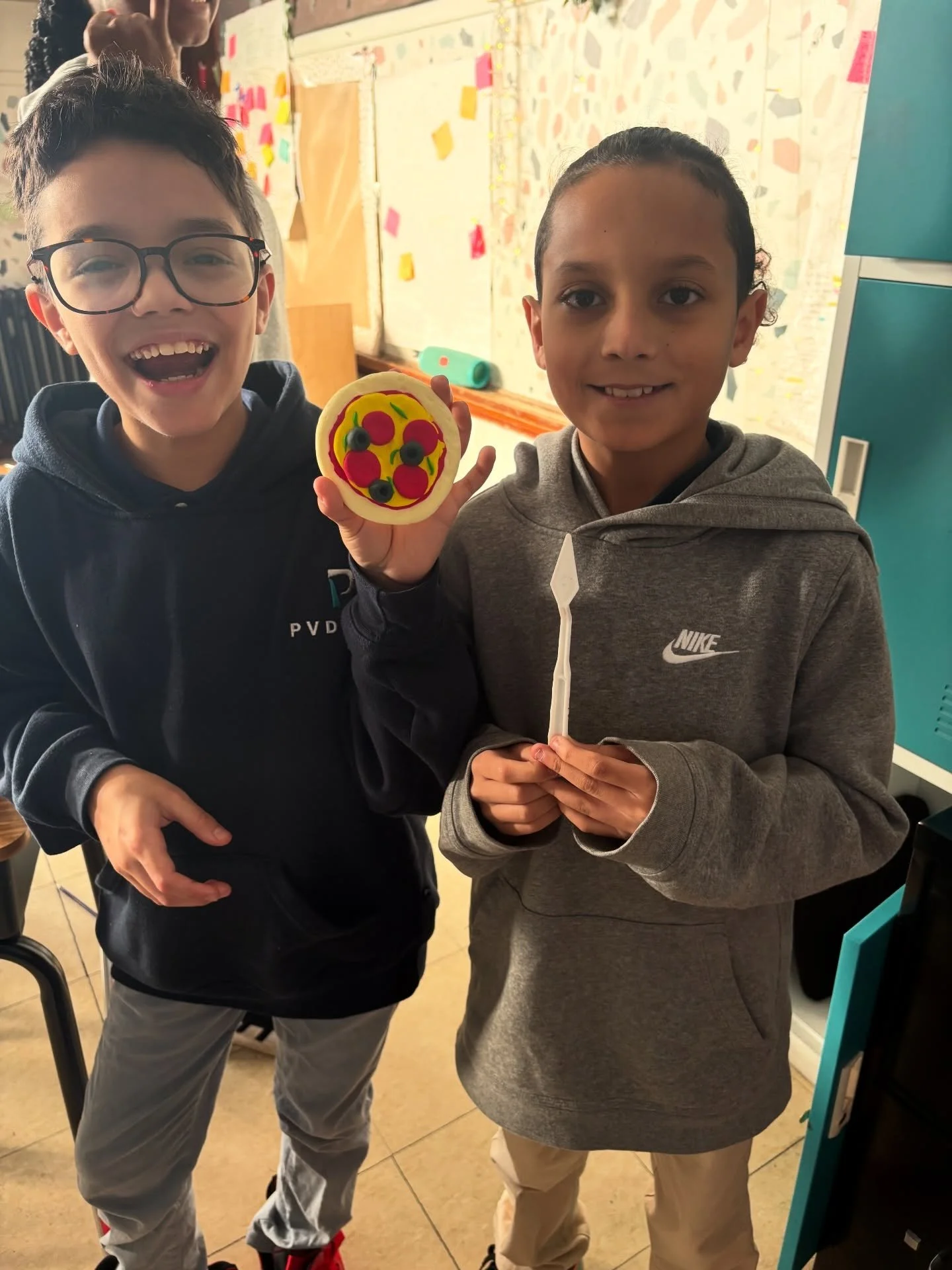 Clay in Ms. P&rsquo;s art class! 🍕

#artclass #providence #charter