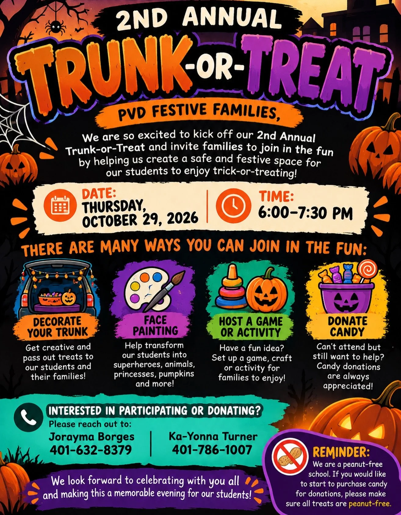 Get ready for our second annual trunk or treat! 🎃👻🍭

#halloween #providence #trunkortreat