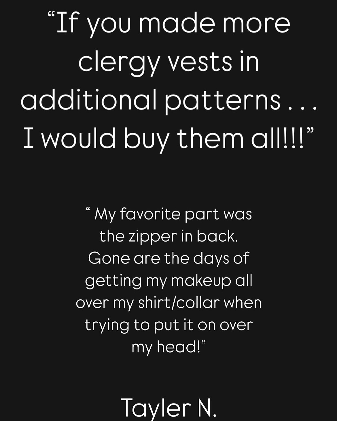 Style it many ways.

Wear it often.

#vest #clergy #clergyapparel #clergylife #humbleheartsclergy