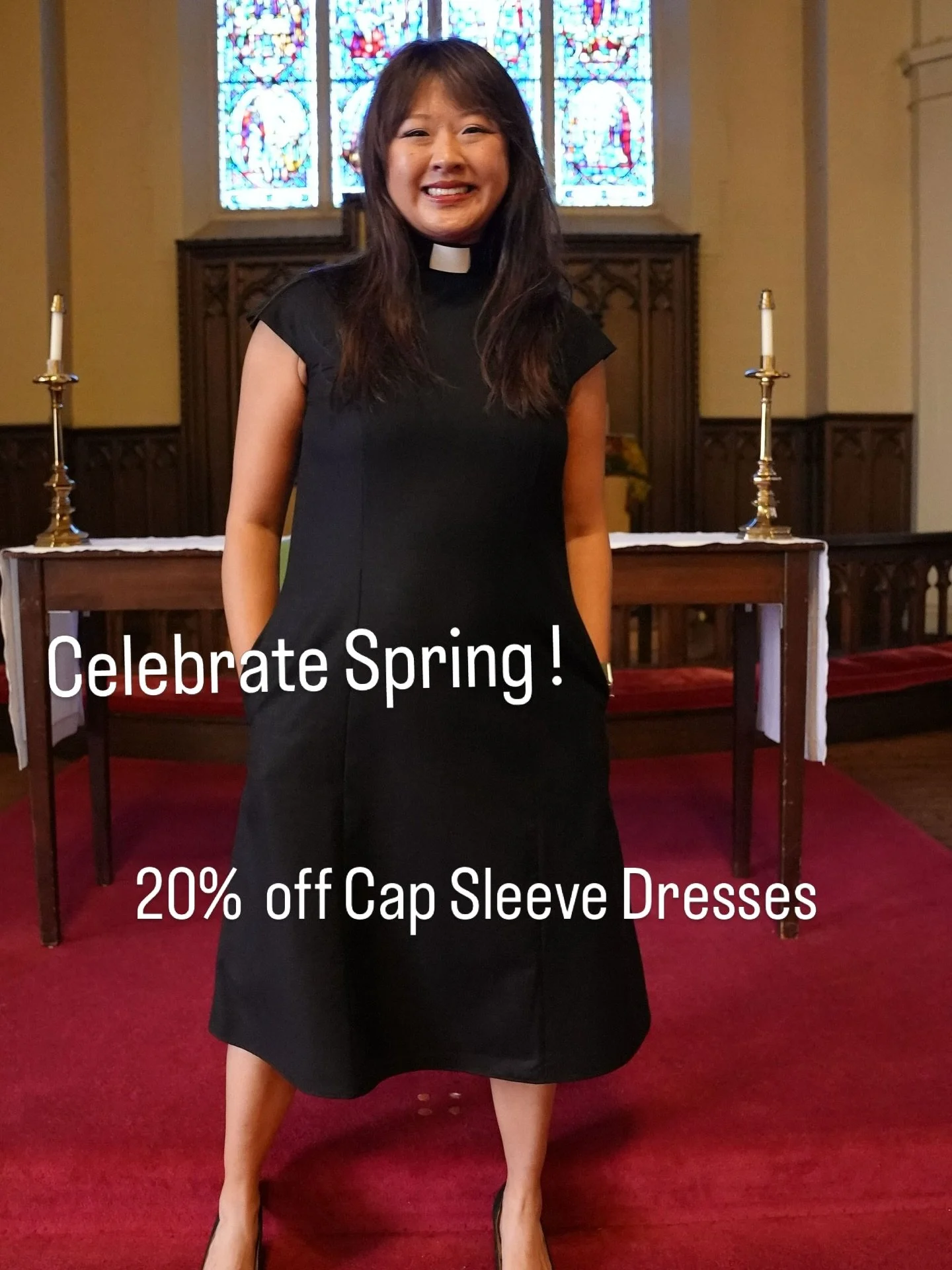 Celebrate Spring . . . Let me help!

20% off Cap Sleeve Dresses now through March 26th

#clergywomen #clergylife #clergy #humbleheartsclergy