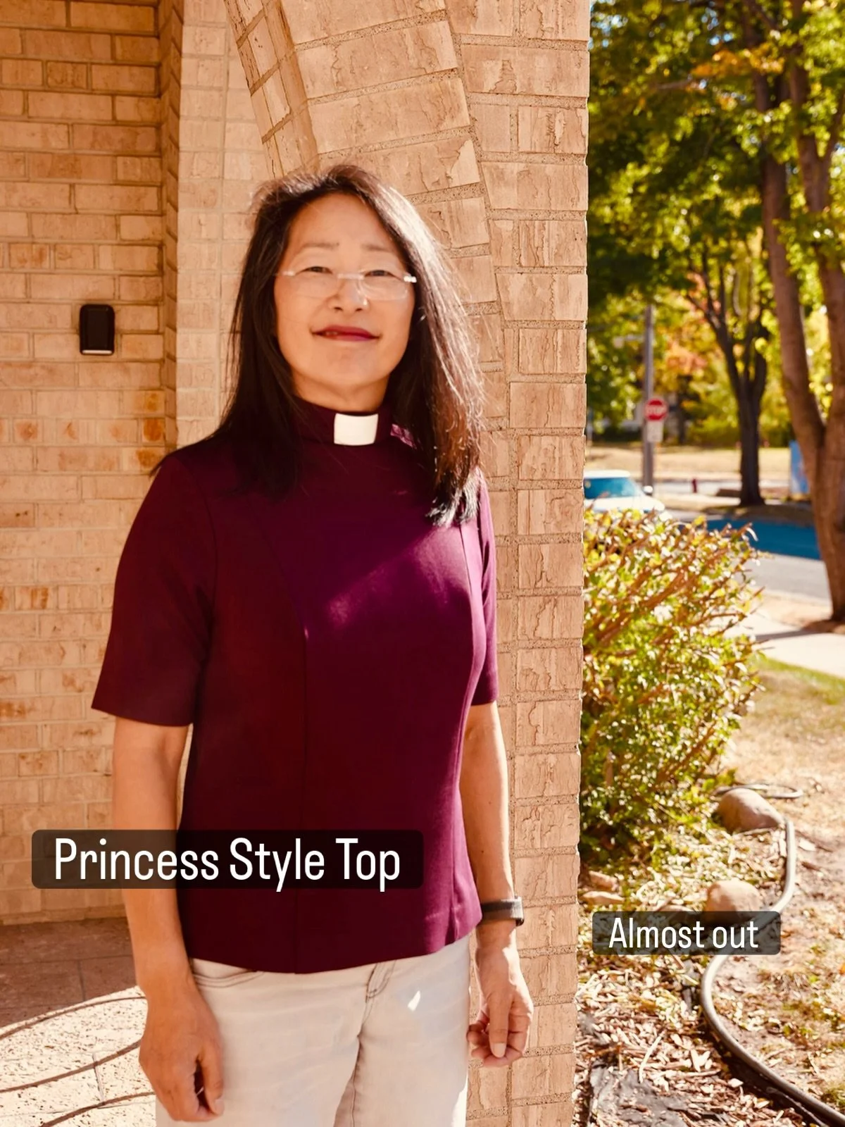 Beautifully shaped top created in a port colored Ponte de Roma fabric.

Humble Hearts Clergy Apparel is closing 

#humbleheartsclergy #clergywomen #clergylife #clergyapparel #clergywear