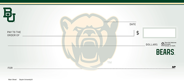 Officially Licensed Collegiate Checks  (Copy) (Copy)