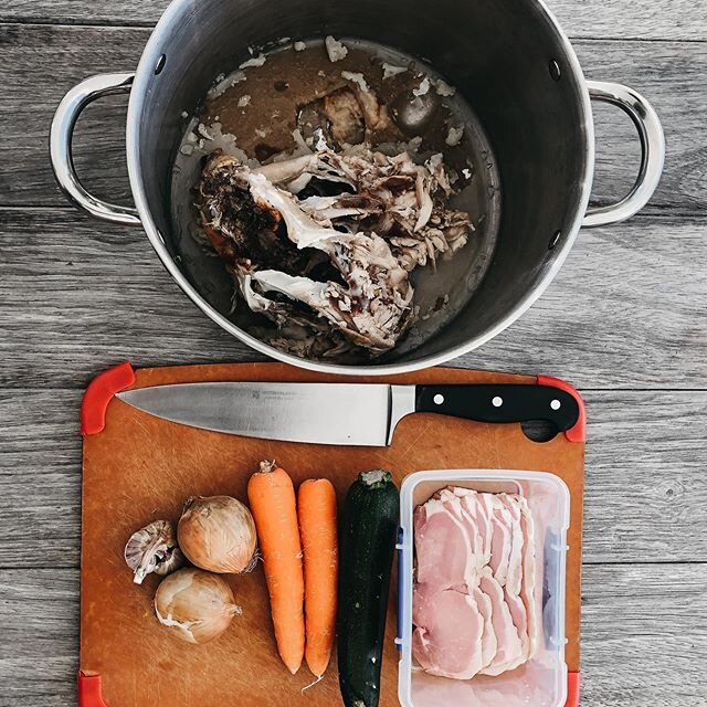 Mrs B’s Roasted Chicken Soup — Fridge Cleaner Cooking