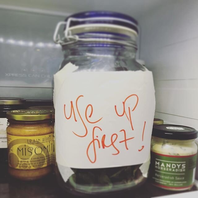 Thursday Tip! 
It&rsquo;s very easy to forget what&rsquo;s lurking in the back of your fridge - have a rearrange and label a container &lsquo;Use First&rsquo; - organisation is key for less #foodwaste 
We saw this on a post but just can&rsquo;t find 