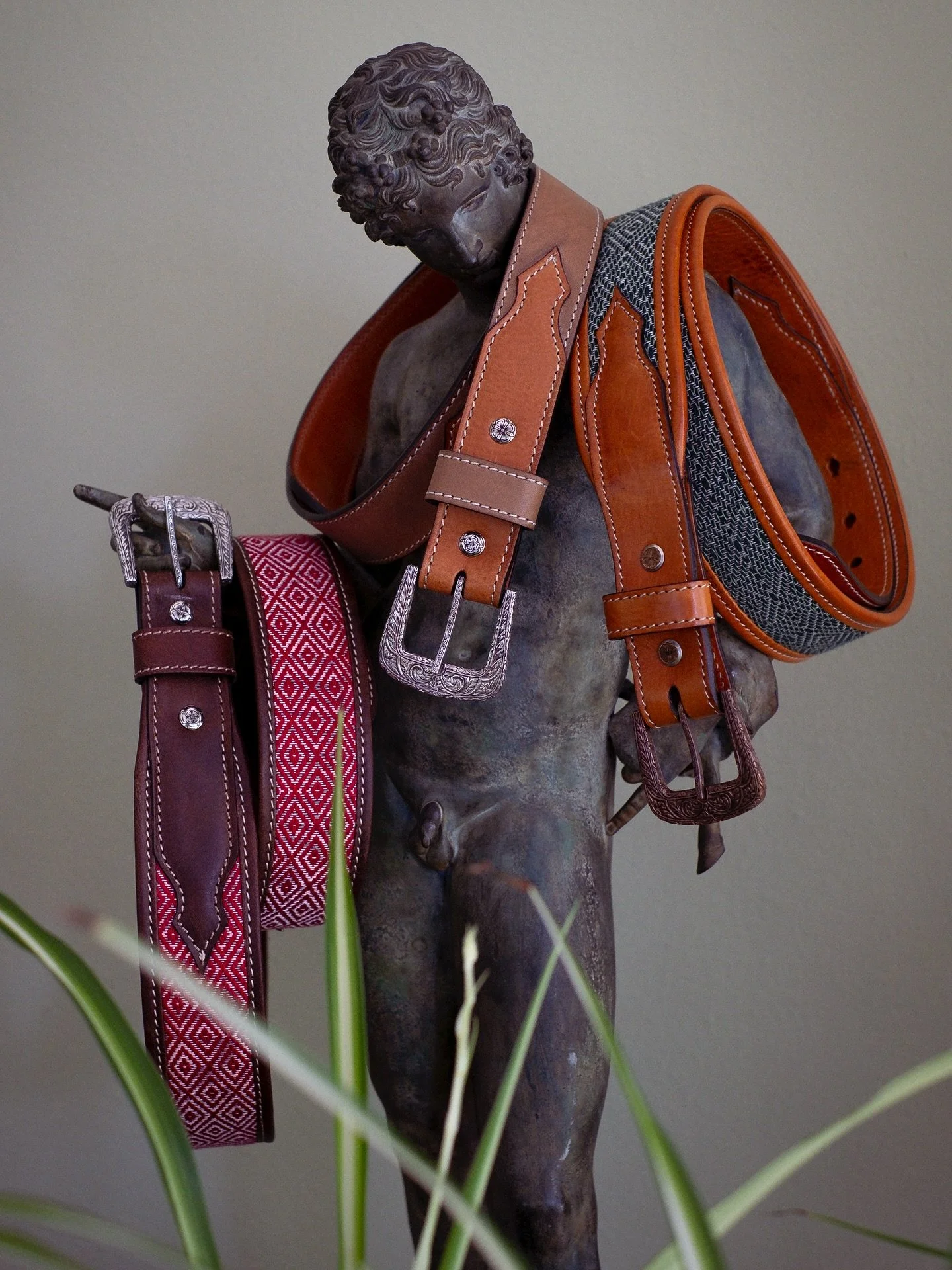 When artisans collaborate, the skill of one exalts the mastery of another. Our “Tela” belts are a perfect example of this as 4 masters from 3 cities in Italy collaborate to create each belt. 
//
Coming soon to the site, but already availa