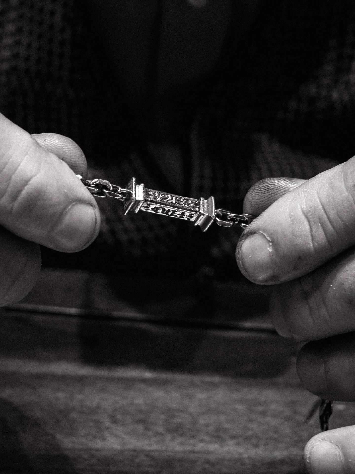 The Bronzino Beacelet
//
A L&rsquo;Arte Nascosta design, made exclusively for us by Maestro Paolo Penko in Florence: our very own Renaissance-inspired interpretation of your classic ID bracelet. 
//
Made in multiple variations of precious metals and 