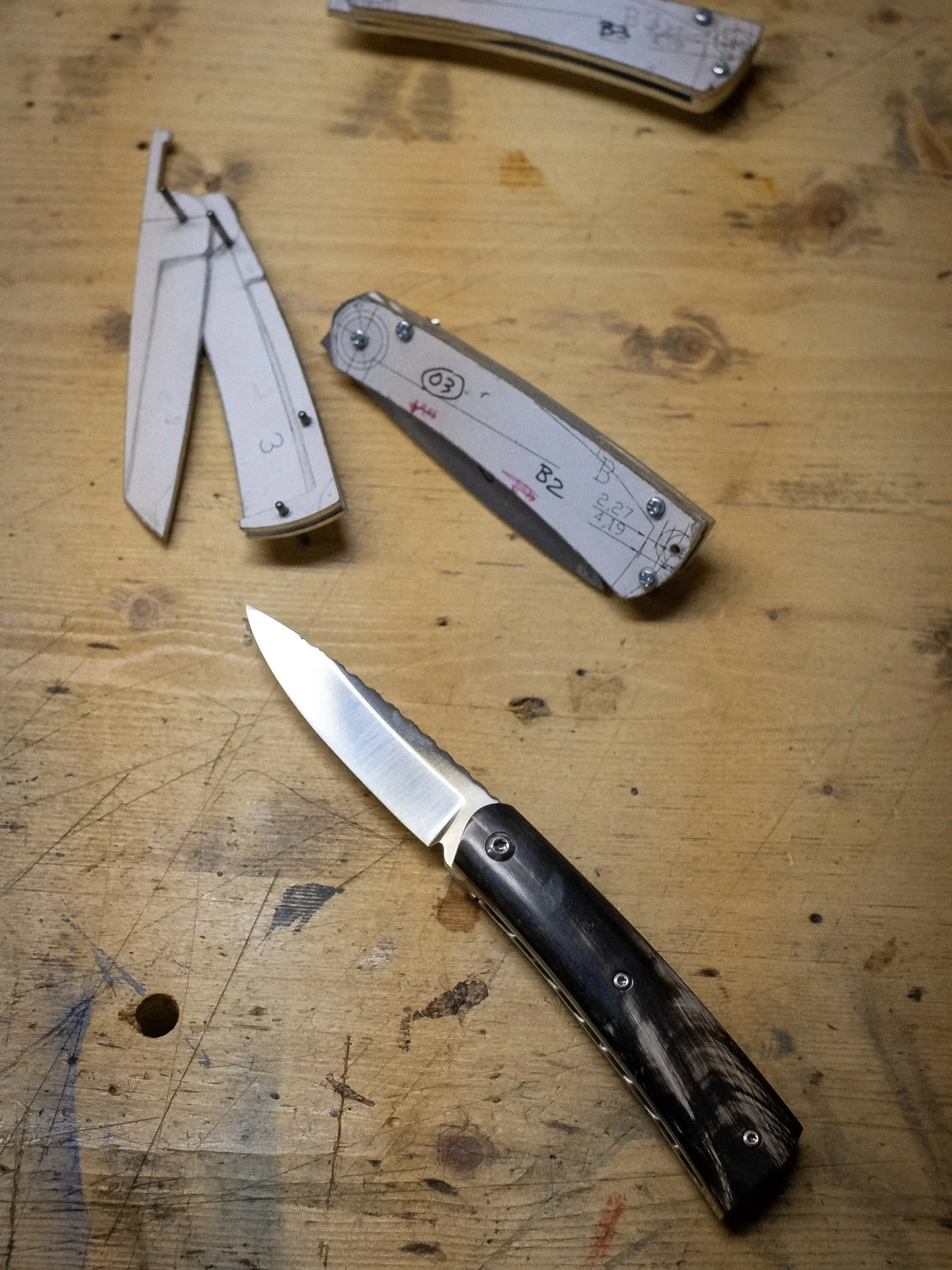 Handmade Knives
//
The amount of planning, troubleshooting, and problem solving that goes into producing a single pocket knife that is functional as much as it is beautiful both inside and out&hellip; is absolutely staggering. 
//
The Locking &laquo;