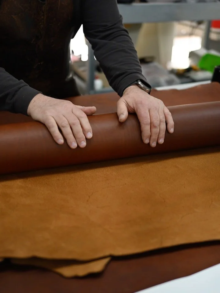 There&rsquo;s a very special buzz in the air when the new hides come out for review. 
//
Vacchetta&hellip; bull hide&hellip; exotics
Tanned at the finest Tuscan tanneries, and in the very qualified hands of our Artisan Partners at Romanelli.
.
.
.
.
