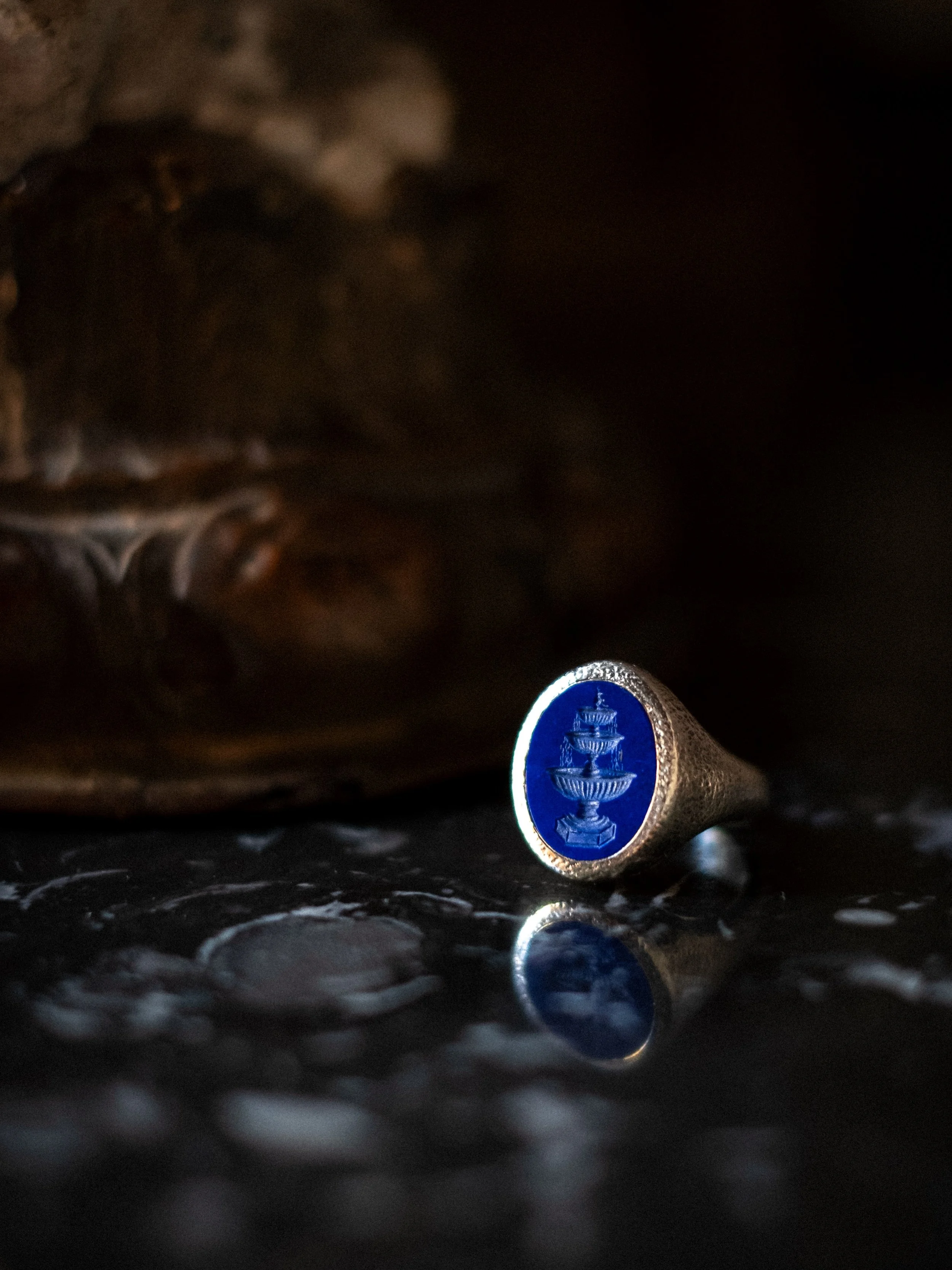 Lapis Lazuli&hellip;
//
&hellip;As prominently featured in a selection of our Intaglio Ring commissions and our &ldquo;Bronzino&rdquo; Bracelets inspired by a portrait painted by the Renaissance master. 
//
All items depicted here are available for p