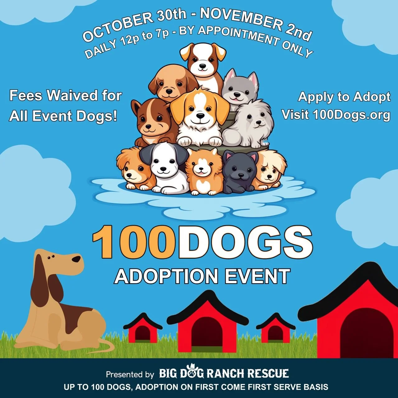 100 Dogs Adoption Event!
