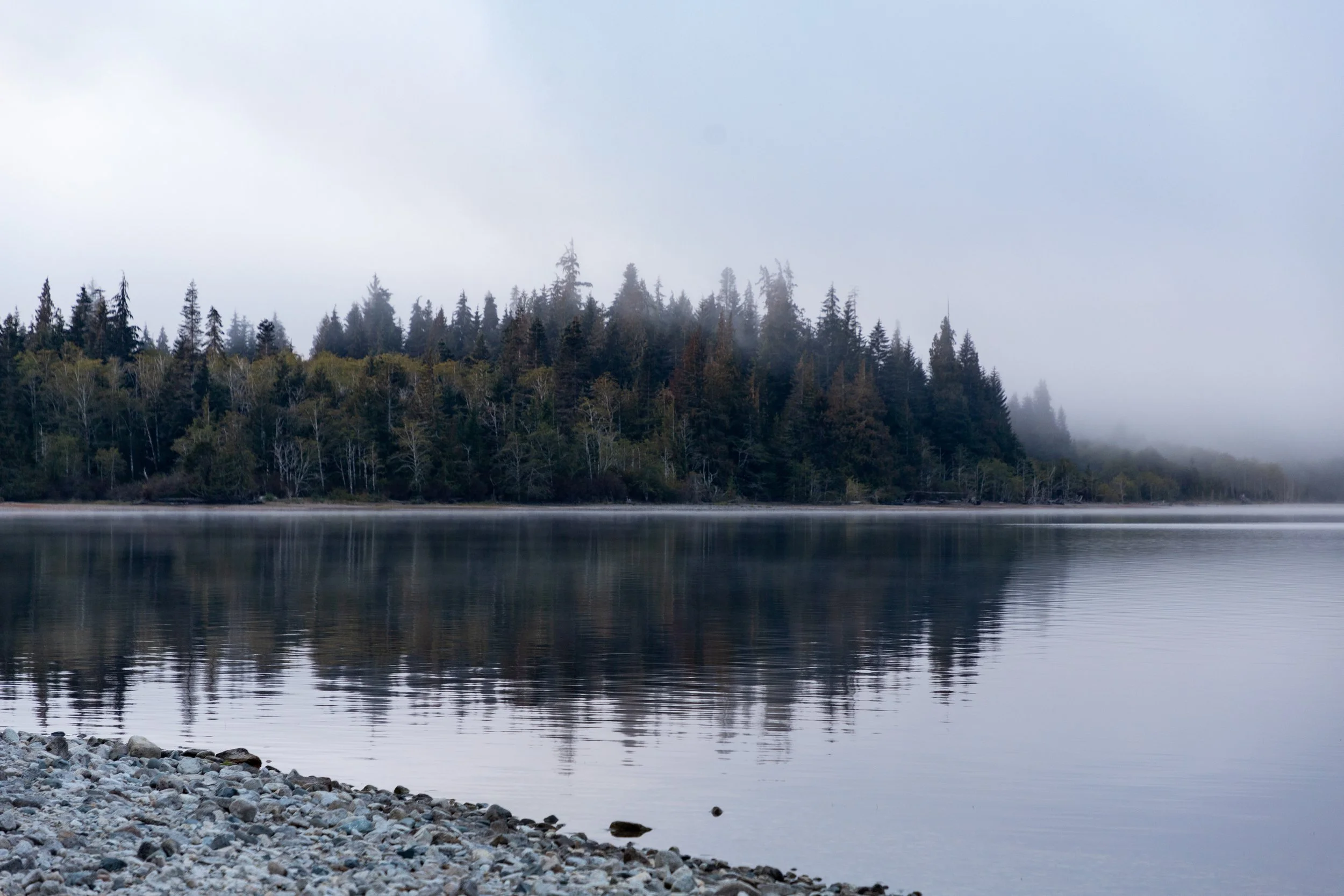Bonanza Lake, Vancouver Island, British Columbia, Canada