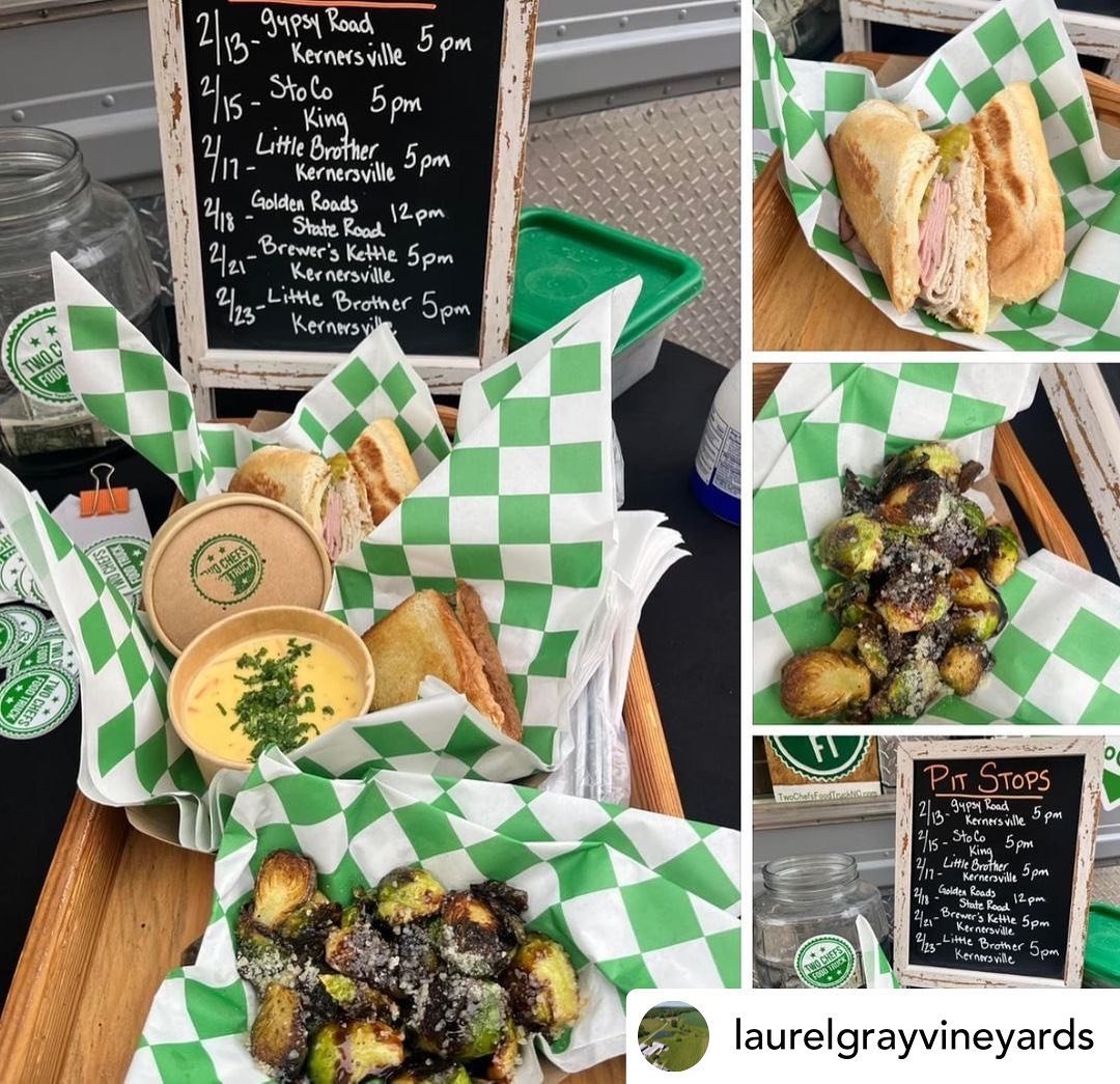 Posted @withregram &bull; @laurelgrayvineyards April Fun and Food Trucks! Two Chefs Food Truck, April 20th. Apple Branded Wine Special all month. Swan Creek Annual Herb Festival Tickets. Lobster Dogs Food Truck, April 27th! Check it all out at laurel