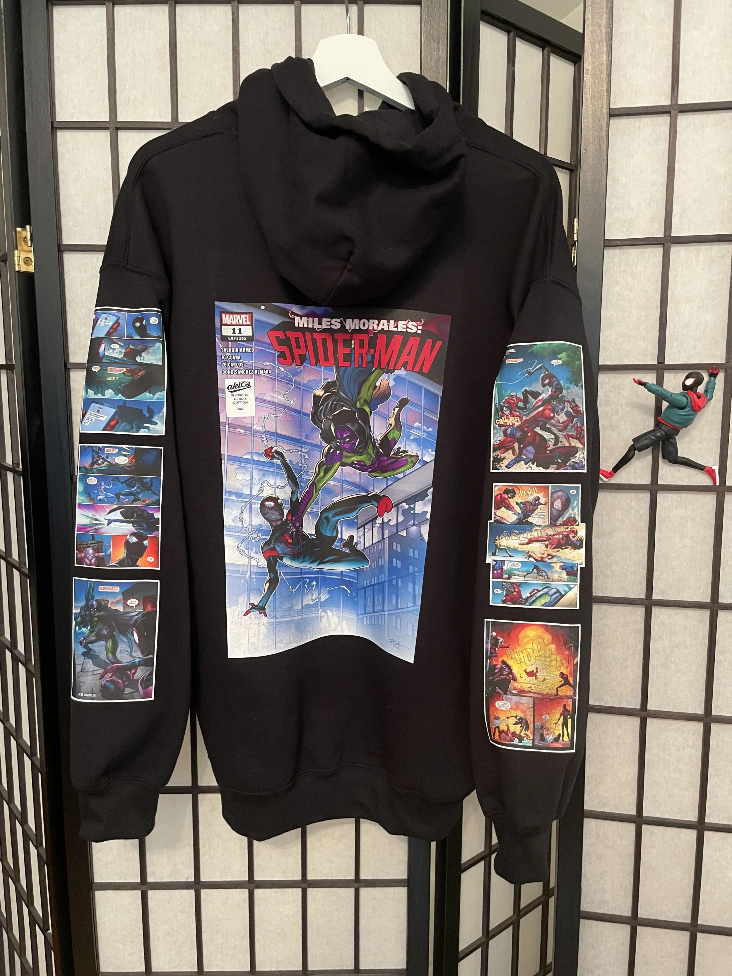 MILES MORALES: SPIDER-MAN 2018 - AKIO'S BLACK HOODIE