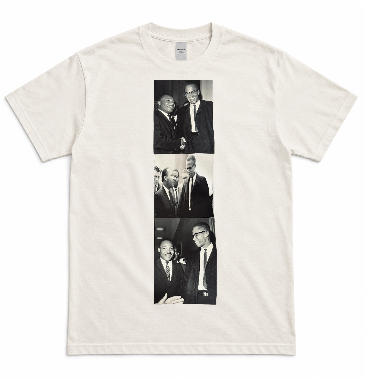 SAME FRAME - Martin Luther King Jr. × Malcolm X Tee