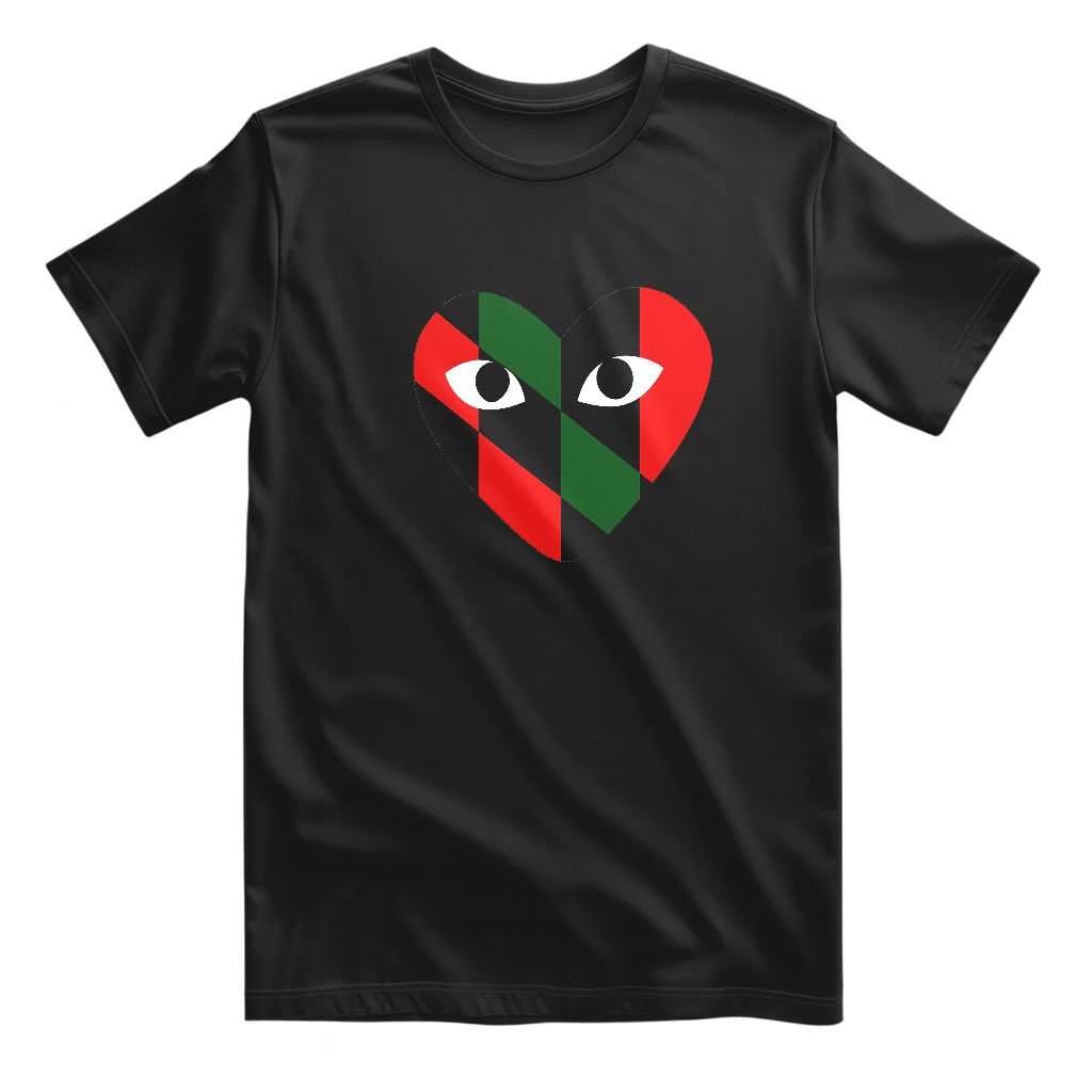 Pan-African Diamond Heart Tee