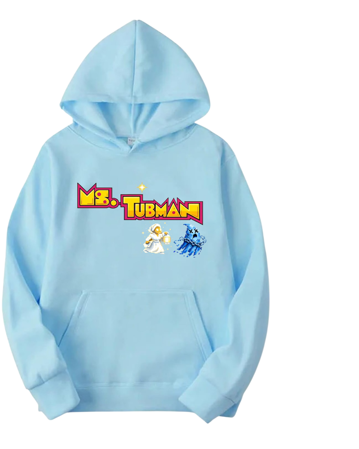 Ms. Tubman: The Game Hoodie — Haint Blue