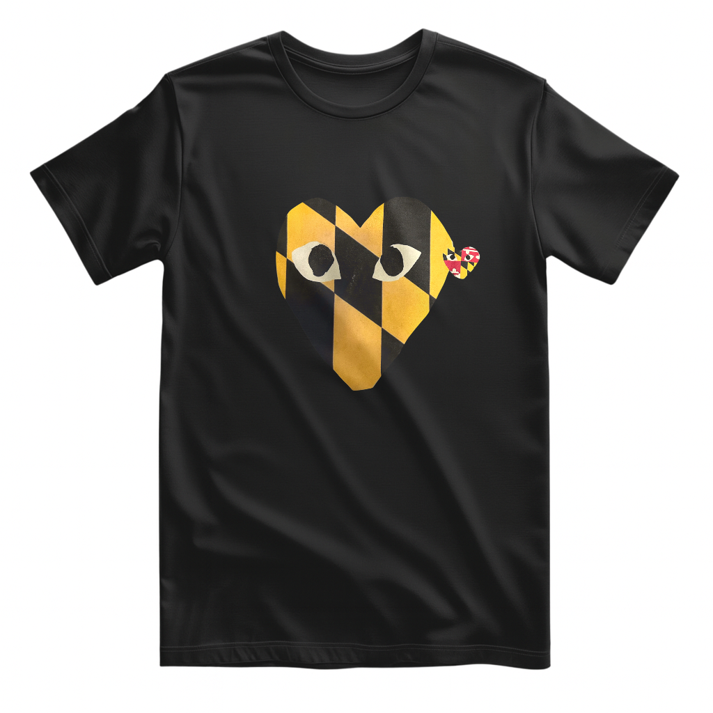 The Original Baltimore Heart (Black Tee)