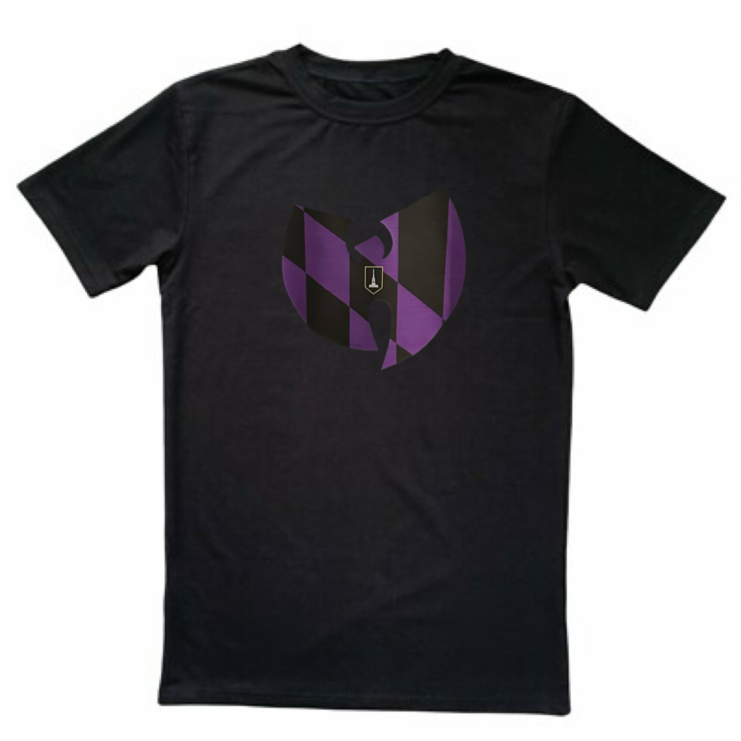 Baltimore Purple Wu Bird: Black Tee