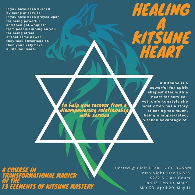 If you have been burned by being of service, if you have been preyed upon for being powerful and then got whiplash from people turning on you for being afraid of that self-same power they took advantage of, then you likely have a Kitsune Heart. 
A Ki