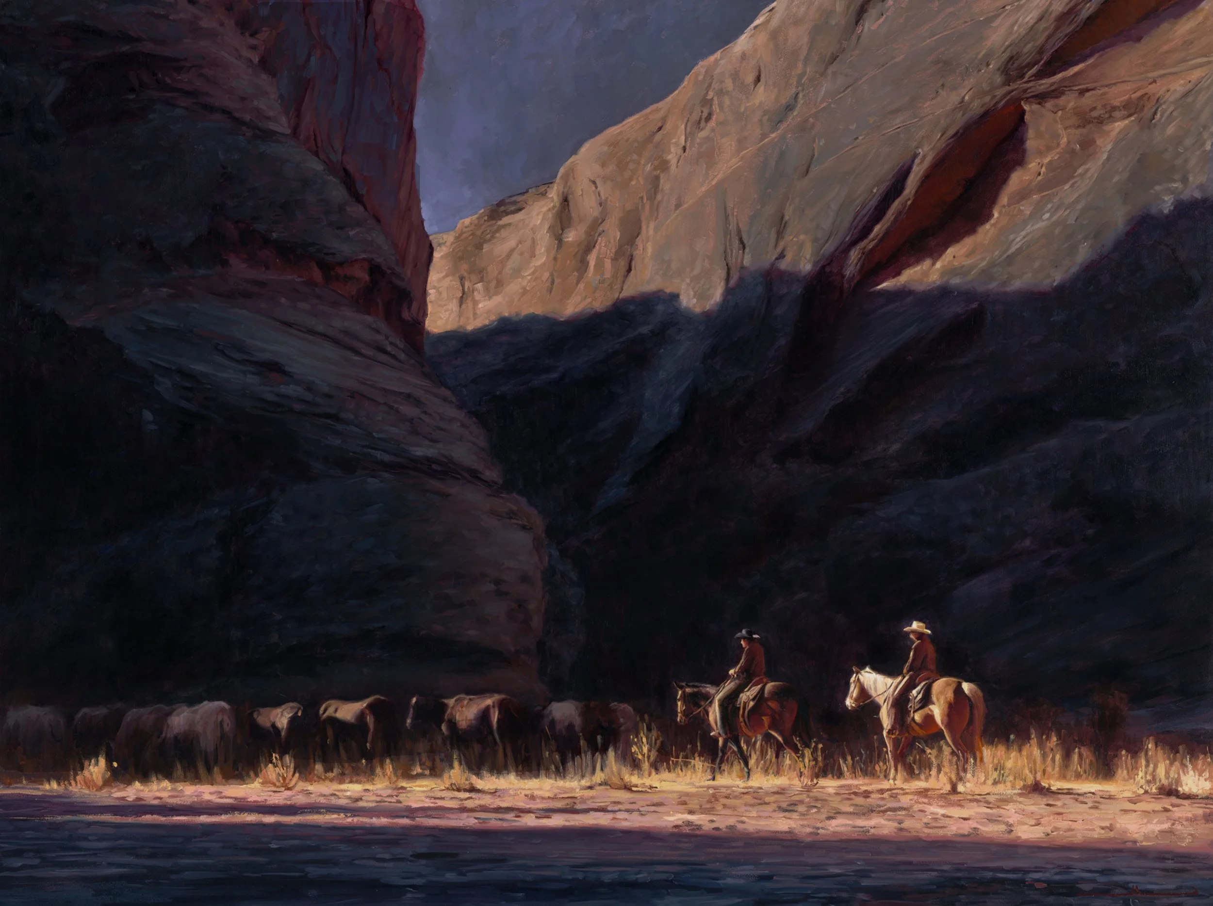 'Carved Meridian'
40x30 in.
(SOLD)