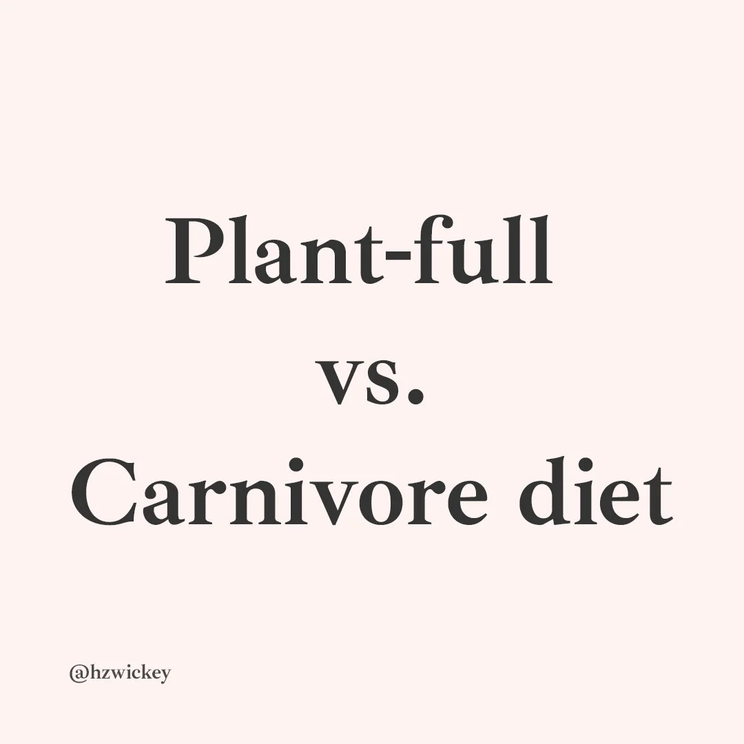 In the past couple of years, we've seen a few low carb or very low carb diets become popular. ⠀⠀⠀⠀⠀⠀⠀⠀⠀
⠀⠀⠀⠀⠀⠀⠀⠀⠀
Often when people are cutting carbs, they cut all plant based foods. I'm often asked whether the elimination of plant-based foods is harmful.⠀⠀⠀⠀⠀⠀⠀⠀⠀
⠀⠀⠀⠀⠀⠀⠀⠀⠀
For example, the carnivore diet is a meat-only diet. When people embark on this diet, they give up all plant-based foods. Do people feel better? Absolutely. Many people feel much better. ⠀⠀⠀⠀⠀⠀⠀⠀⠀
⠀⠀⠀⠀⠀⠀⠀⠀⠀
That doesn't surprise me. If people are starting from a standard American diet, they will absolutely feel better. By giving up sugar and carbs, they have started stabilizing blood sugar. And that alone can help them feel better. ⠀⠀⠀⠀⠀⠀⠀⠀⠀
⠀⠀⠀⠀⠀⠀⠀⠀⠀
Also, eating only meat often means that people often eat less - and we know that caloric restriction is good for our longevity and our microbiota. ⠀⠀⠀⠀⠀⠀⠀⠀⠀
⠀⠀⠀⠀⠀⠀⠀⠀⠀
But no vegetables? What does lack of plants, plant fiber, plant polyphenols, and plant sterols do to y