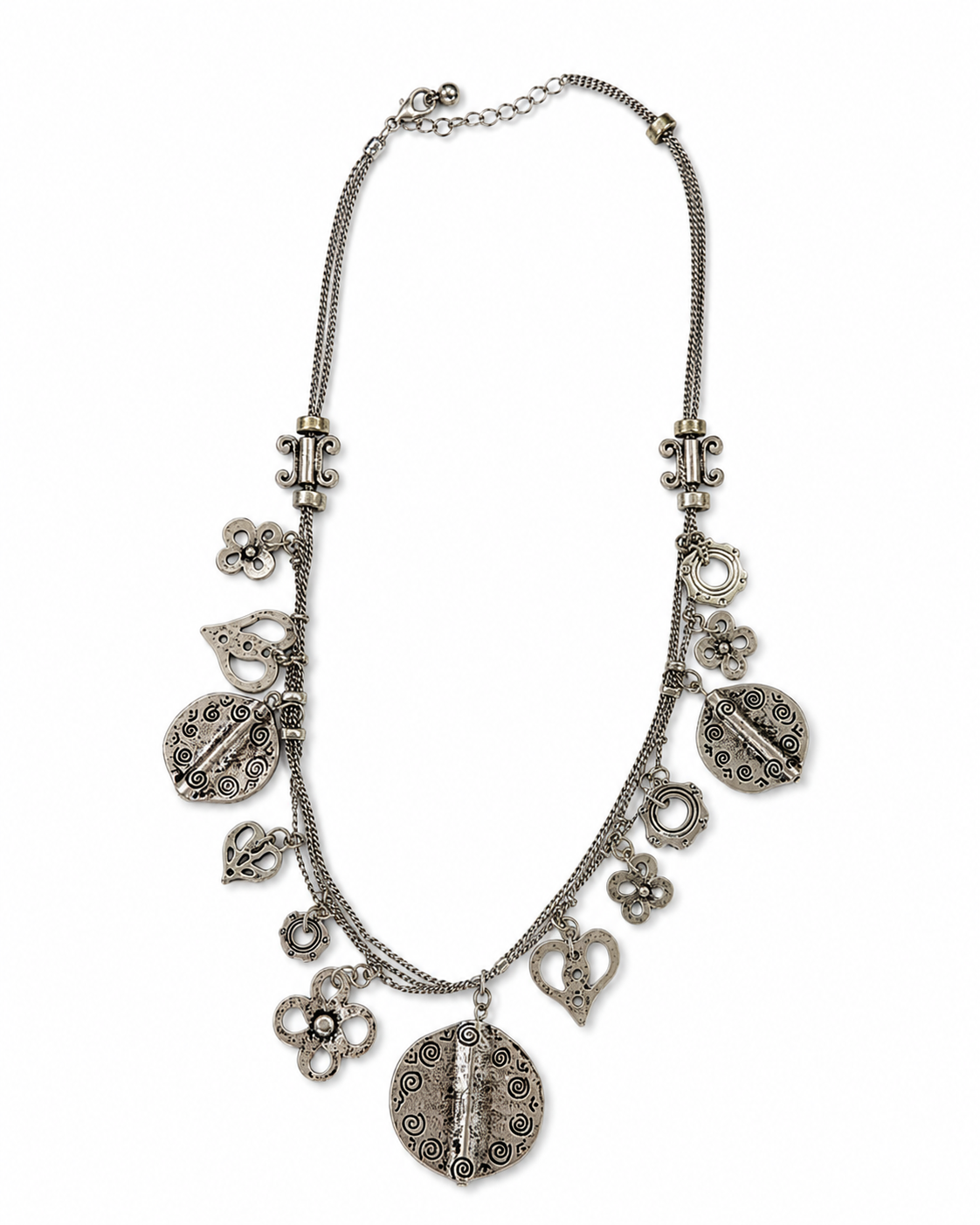 Silver Charm Necklace