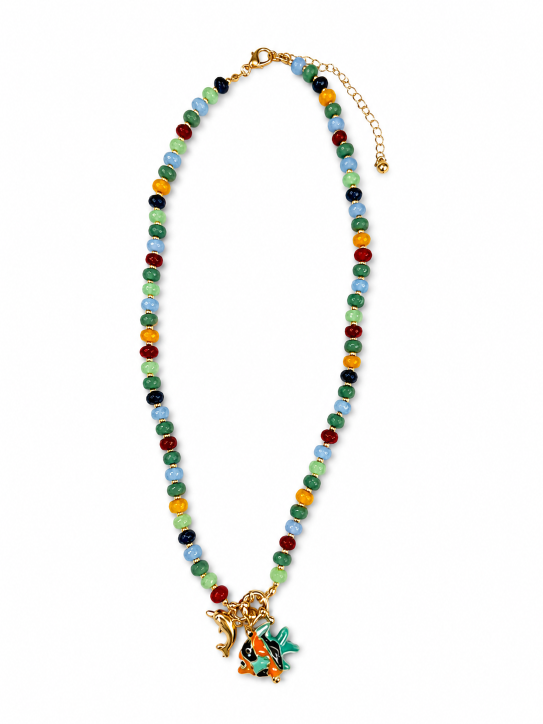 Multicolor Sea Charm Necklace
