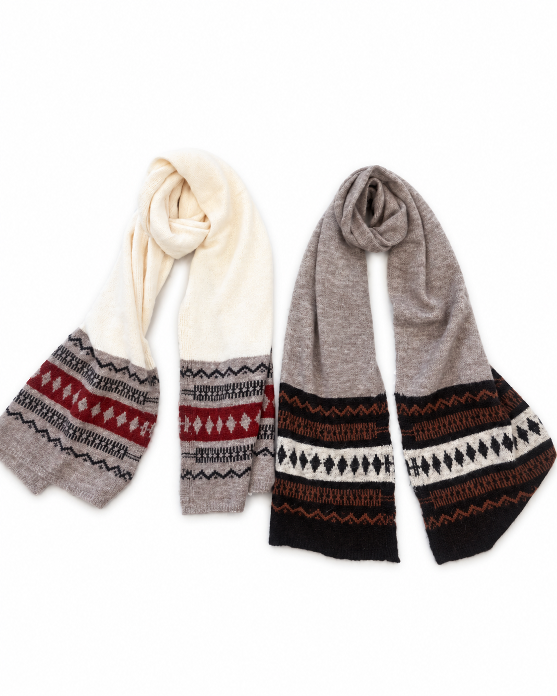 Knit Patterned Scarf